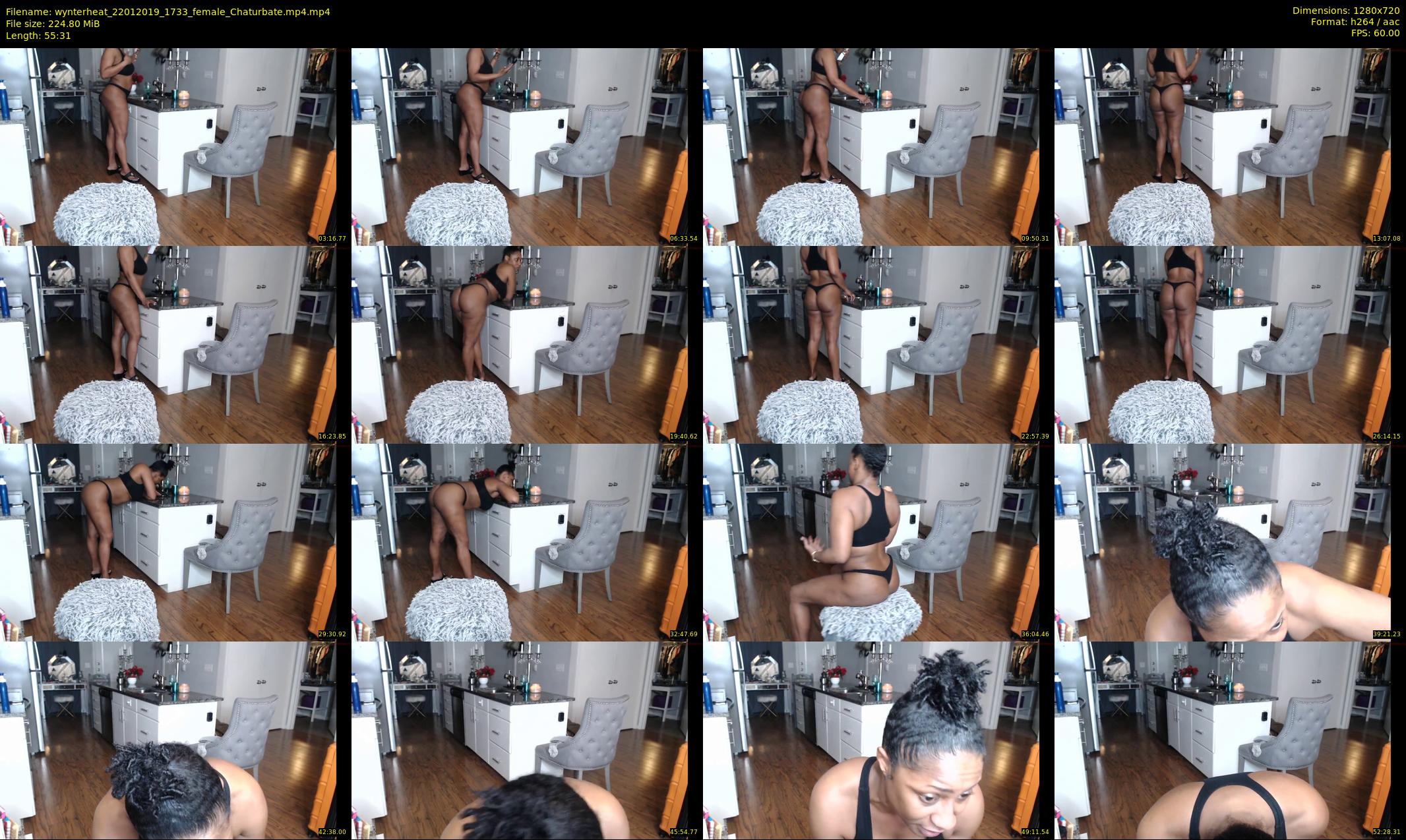wynterheat — 56 minute Chaturbate female cam show recording, 720p, Jan 22, 2019
