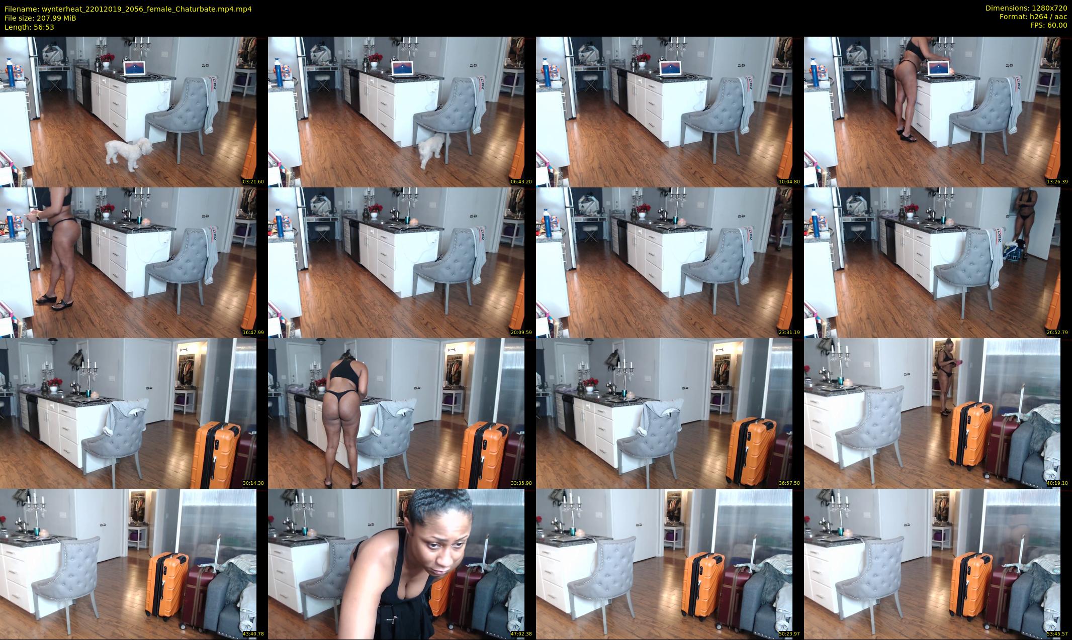 wynterheat — 57 minute Chaturbate female cam show recording, 720p, Jan 22, 2019