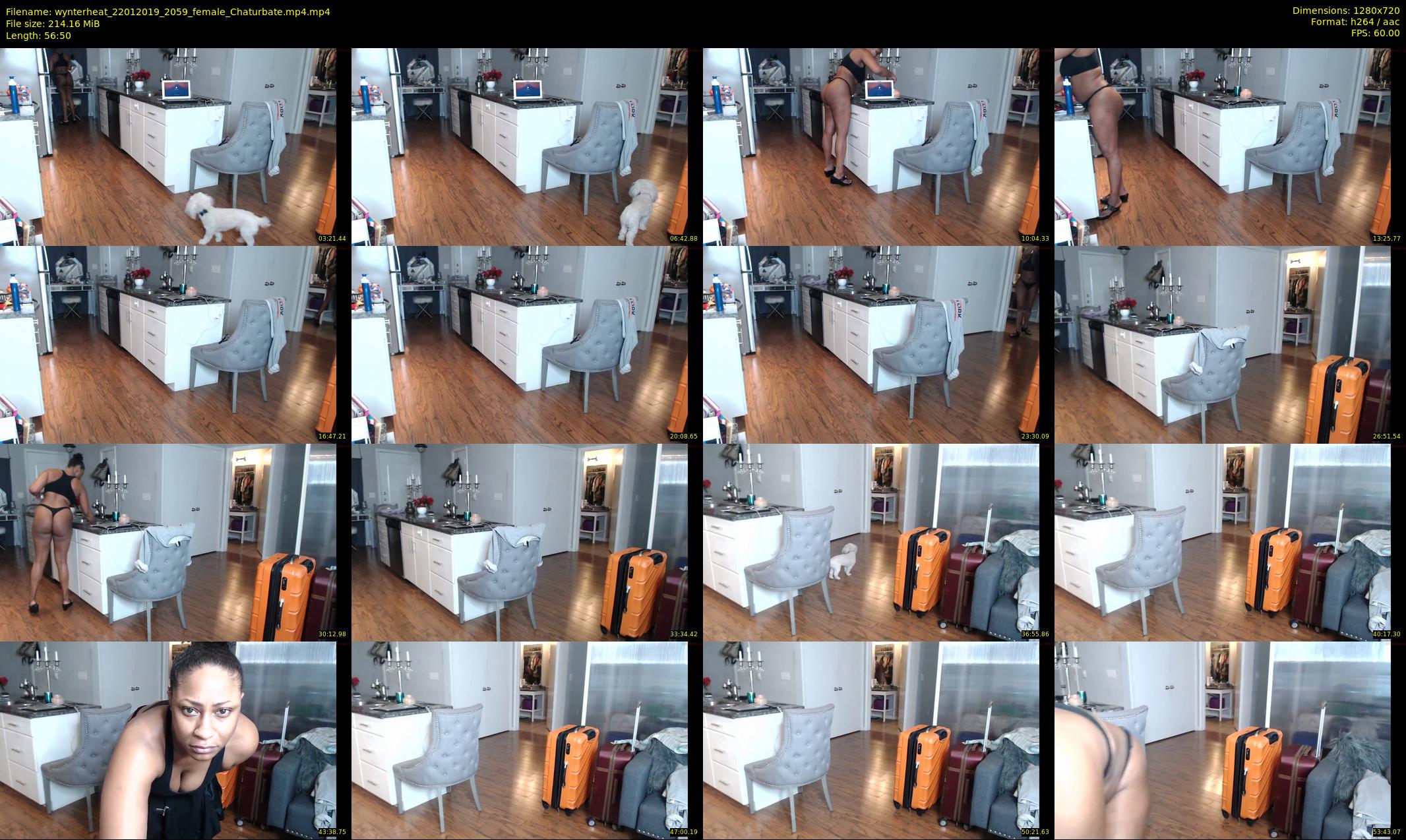 wynterheat — 57 minute Chaturbate female cam show recording, 720p, Jan 22, 2019