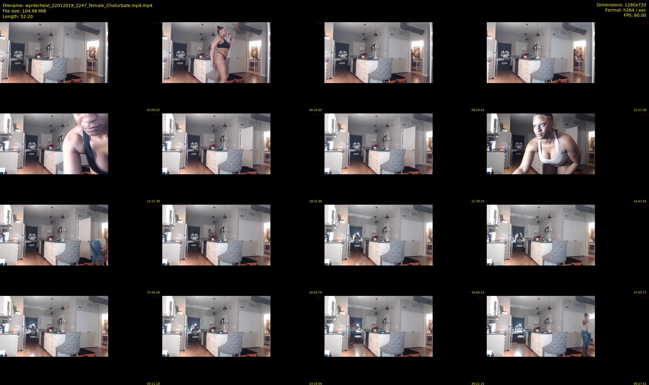 wynterheat — 53 minute Chaturbate female cam show recording, 720p, Jan 22, 2019