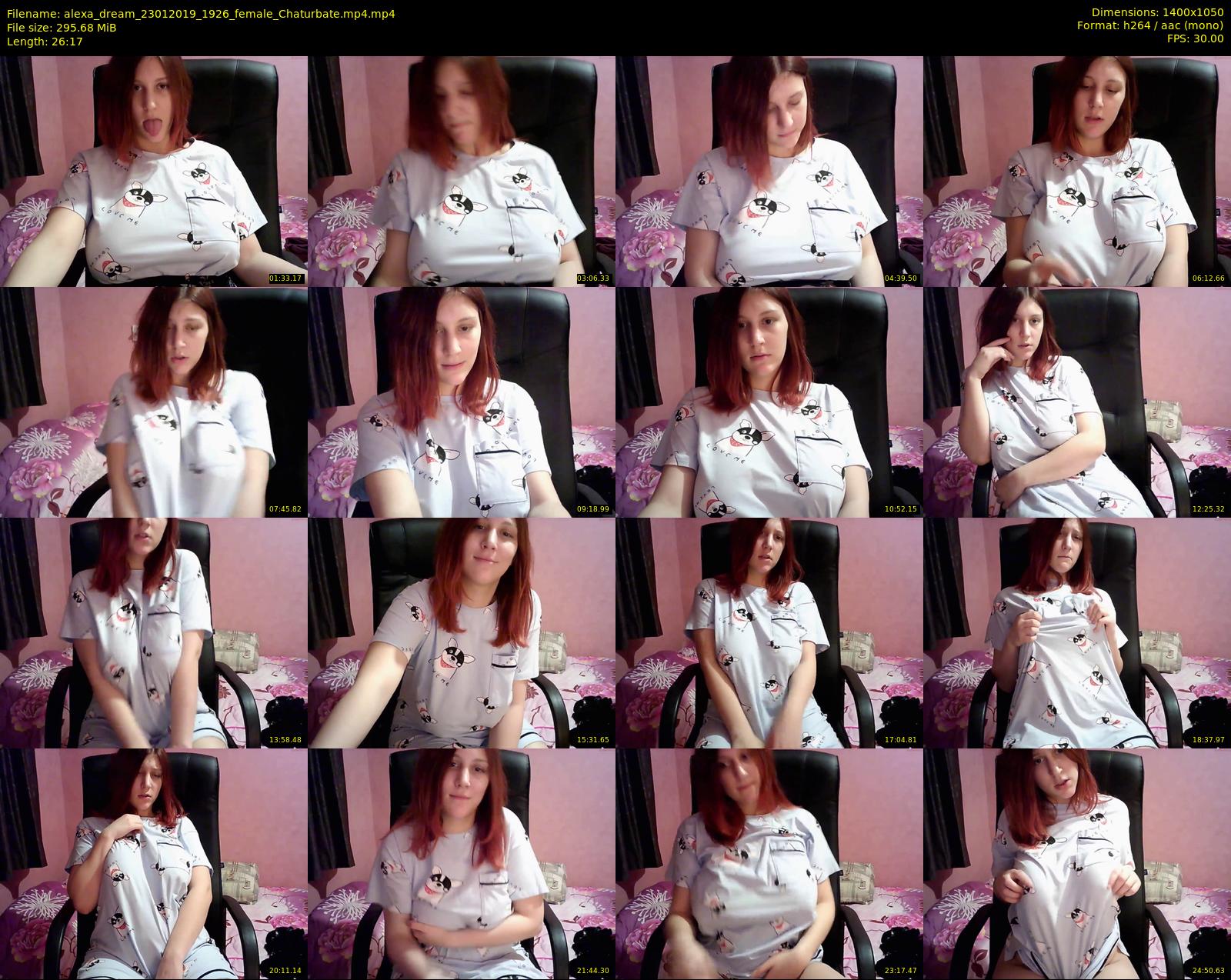 alexa_dream — 27 minute Chaturbate female cam show recording, 720p, Jan 23, 2019