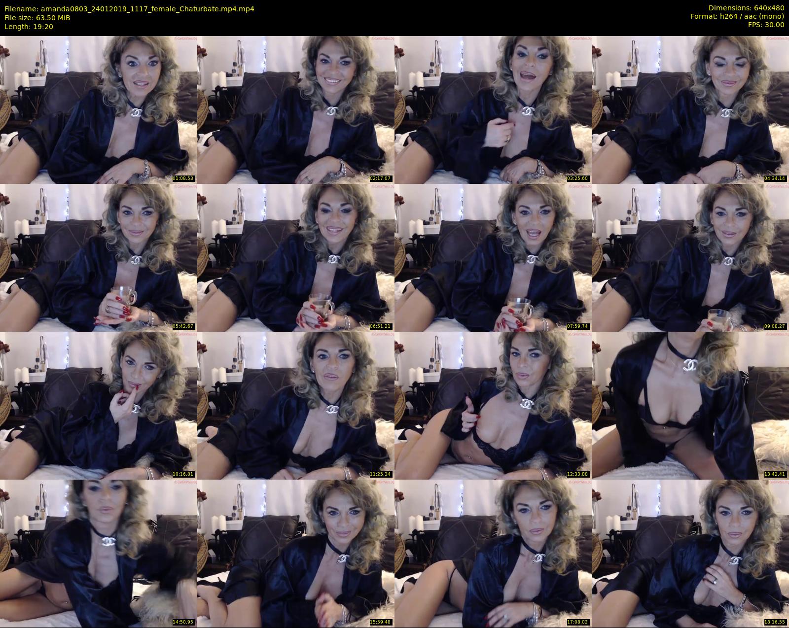 amanda0803 — 20 minute Chaturbate female cam show recording, 480p, Jan 24, 2019