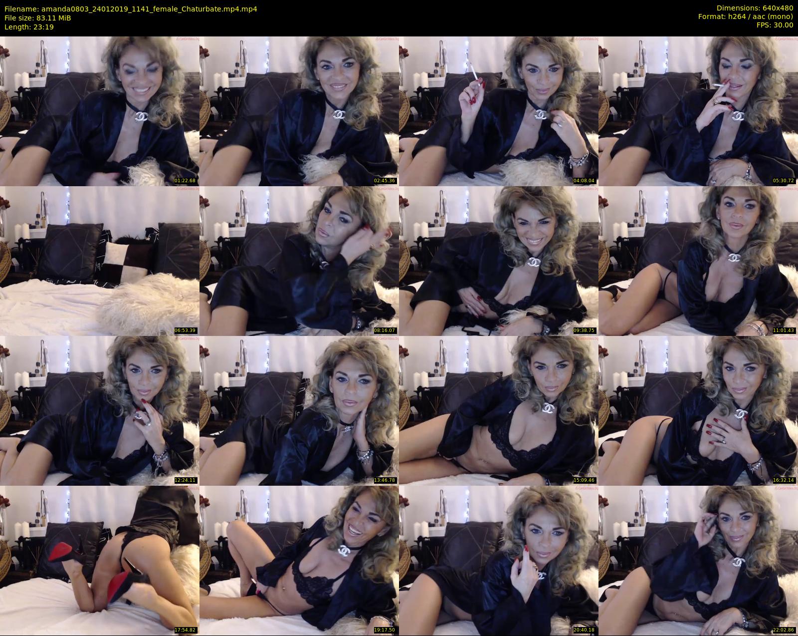 amanda0803 — 24 minute Chaturbate female cam show recording, 480p, Jan 24, 2019