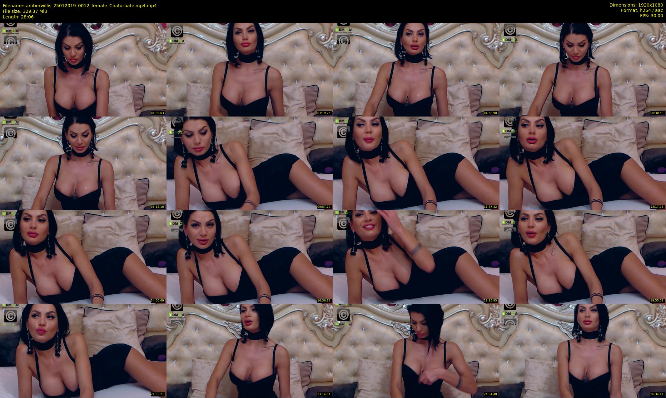 amberwillis — 29 minute Chaturbate female cam show recording, 1080p, Jan 25, 2019