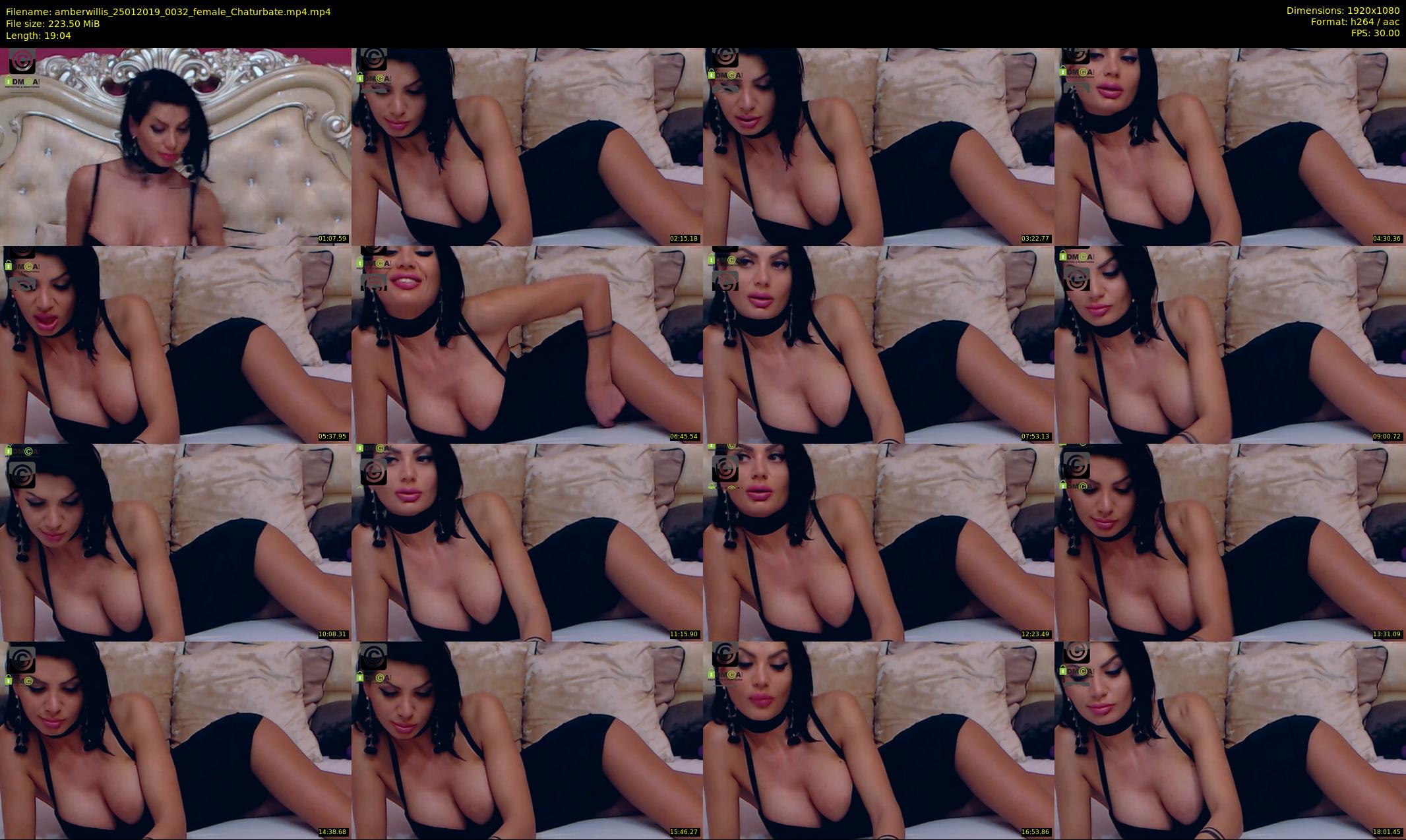 amberwillis — 20 minute Chaturbate female cam show recording, 1080p, Jan 25, 2019