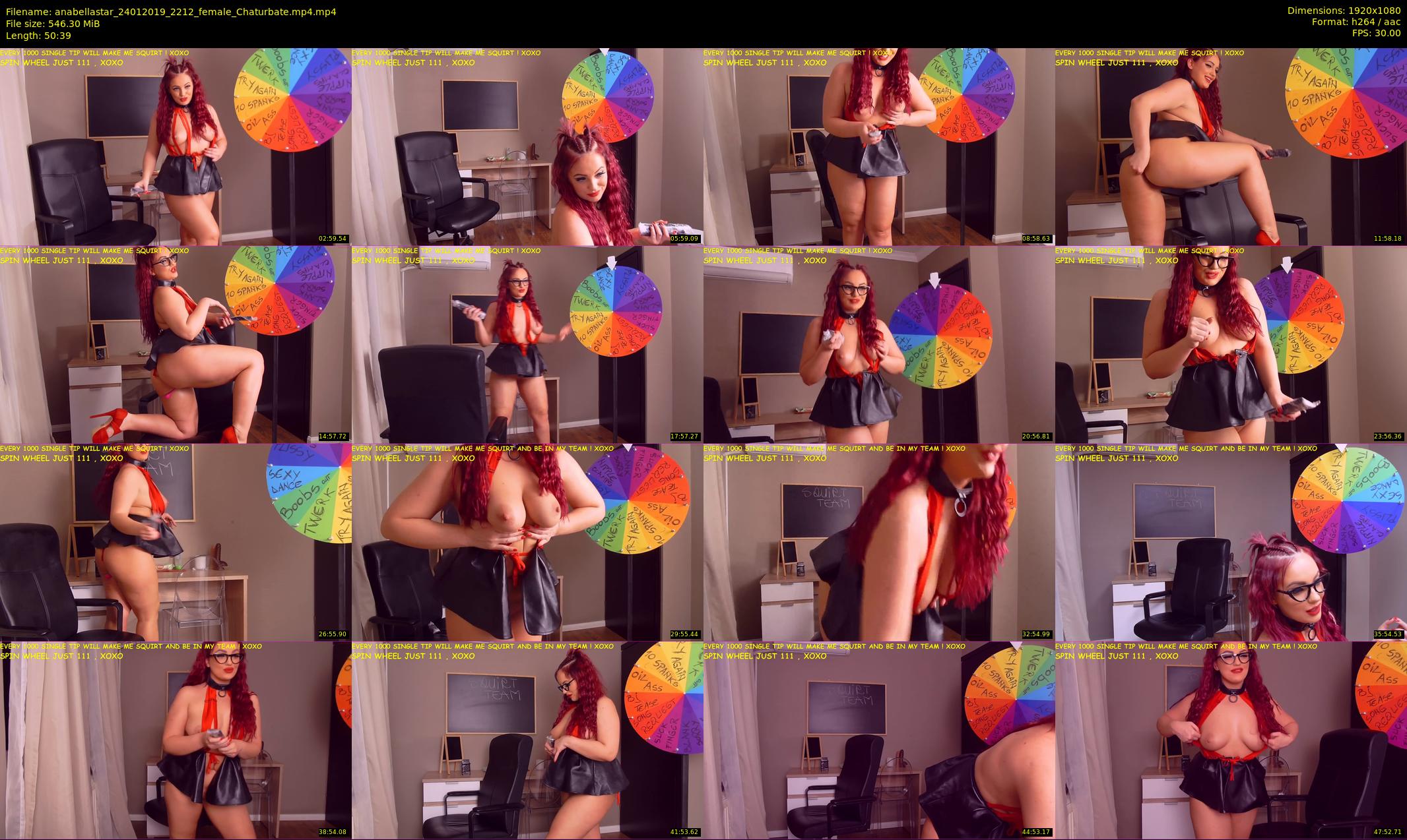 anabellastar — 51 minute Chaturbate female cam show recording, 1080p, Jan 24, 2019