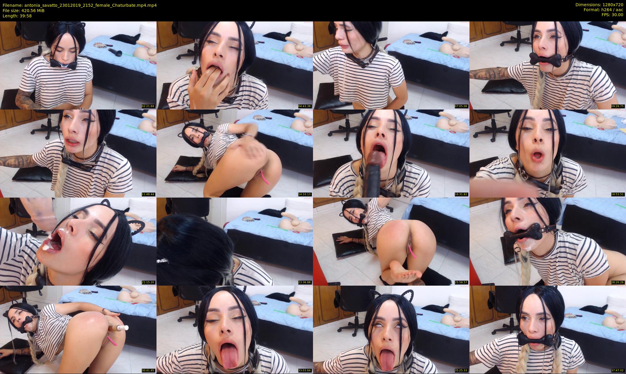 antonia_savatto — 40 minute Chaturbate female cam show recording, 720p, Jan 23, 2019
