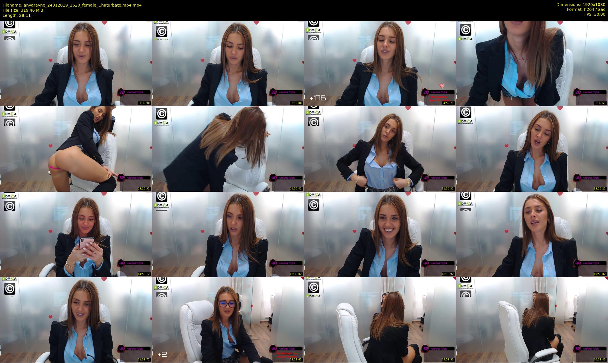 anyarayne — 29 minute Chaturbate female cam show recording, 1080p, Jan 24, 2019
