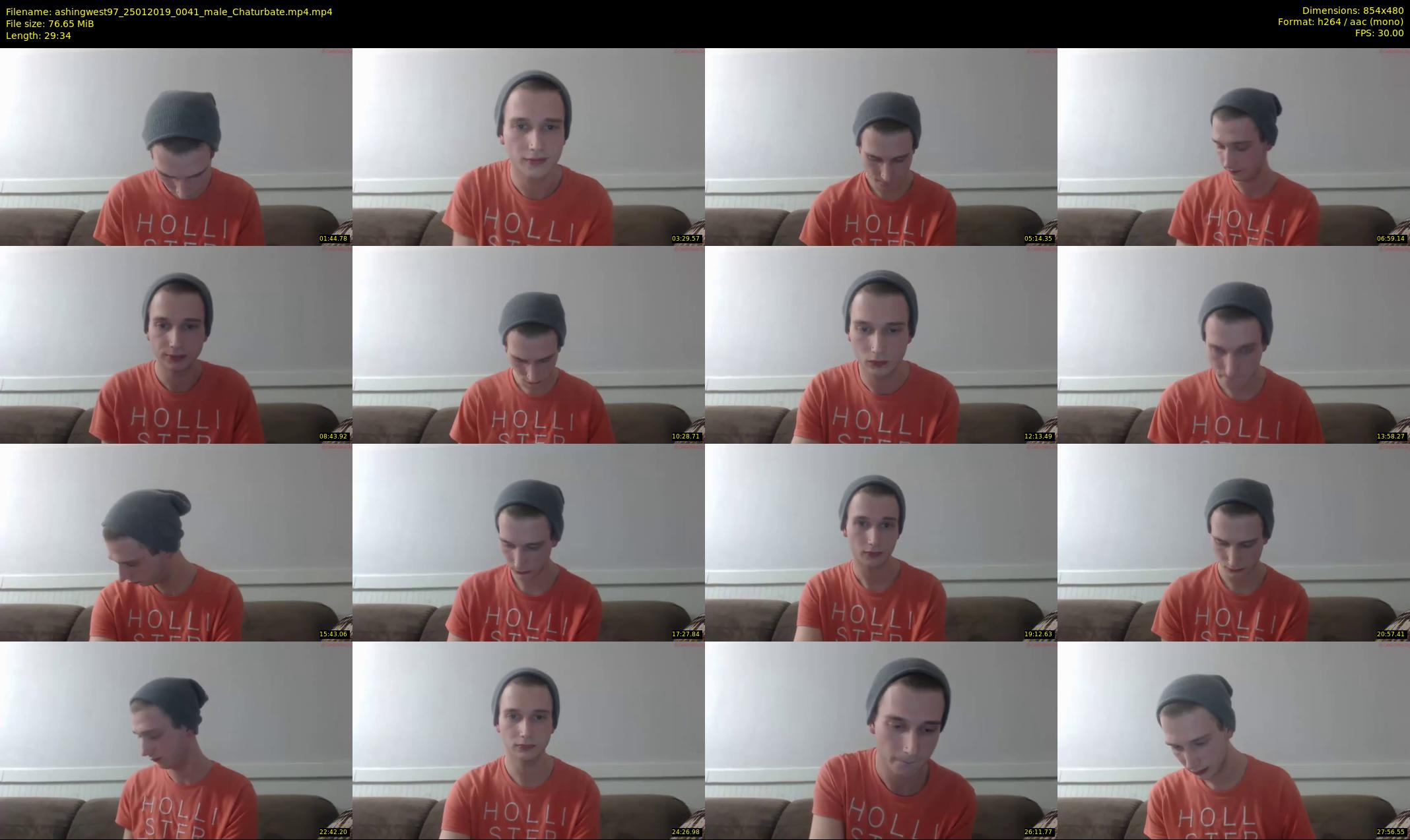 ashingwest97 — 30 minute Chaturbate male cam show recording, 480p, Jan 25, 2019