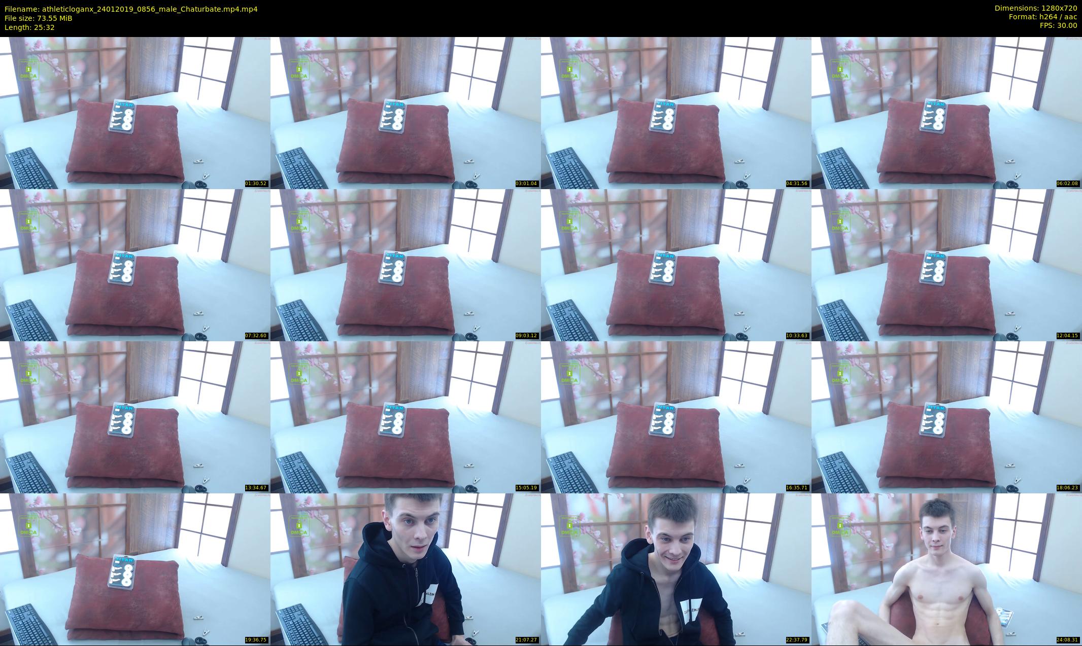 athleticloganx — 26 minute Chaturbate male cam show recording, 720p, Jan 24, 2019