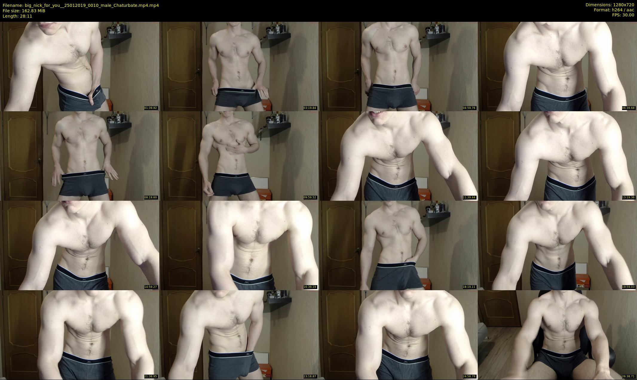 big_nick_for_you_ — 29 minute Chaturbate male cam show recording, 720p, Jan 25, 2019