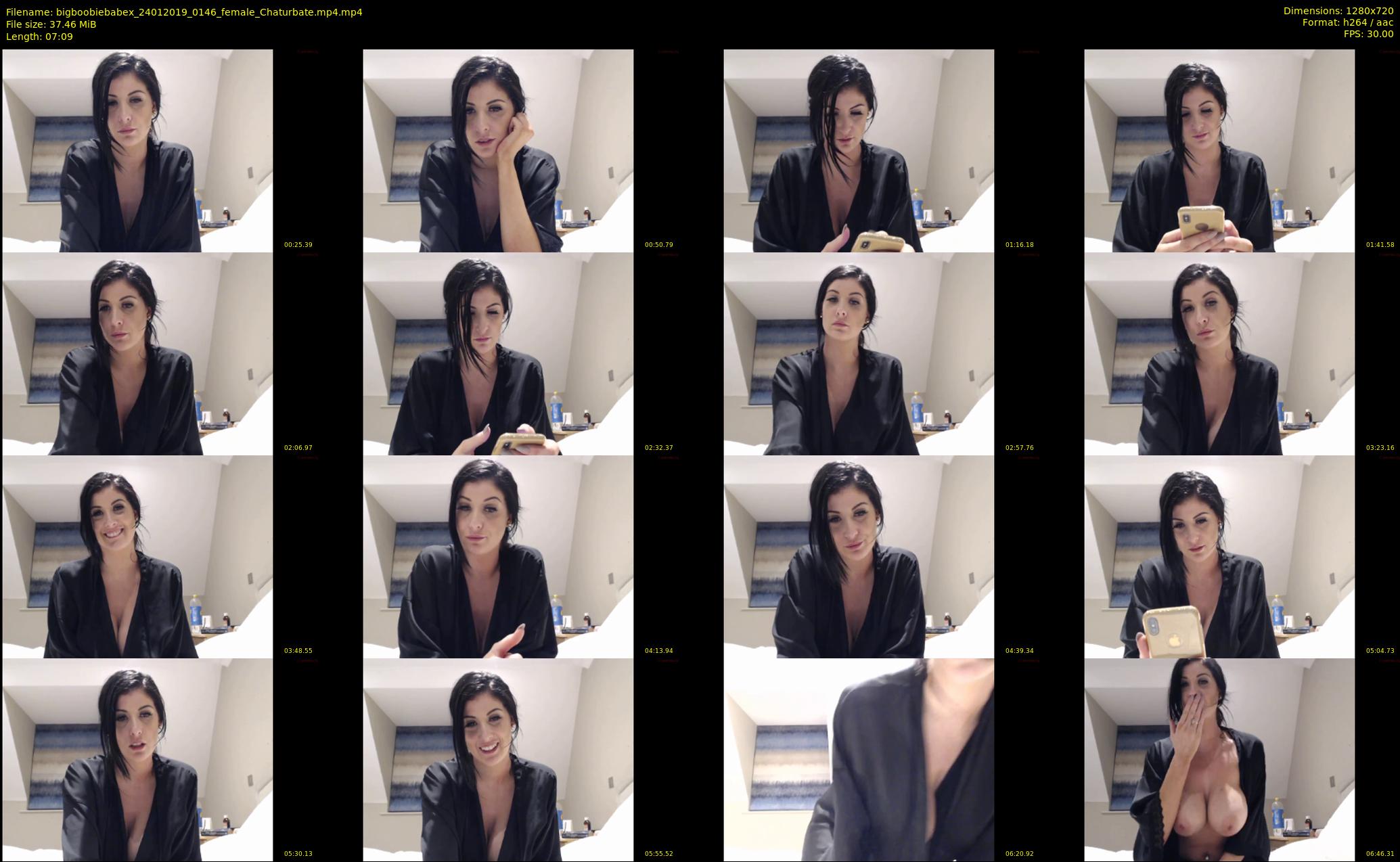 bigboobiebabex — 8 minute Chaturbate female cam show recording, 720p, Jan 24, 2019