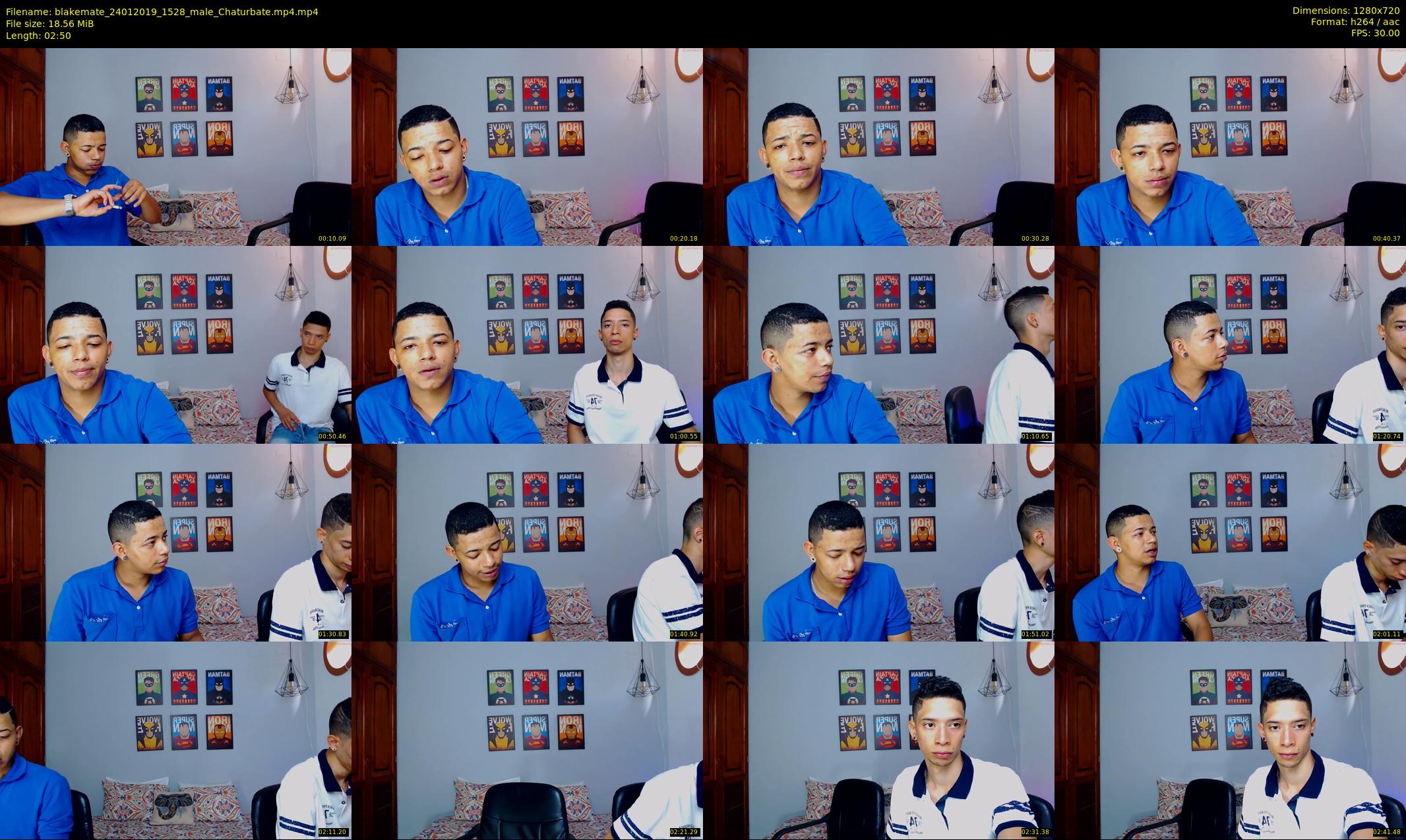 blakemate — 3 minute Chaturbate male cam show recording, 720p, Jan 24, 2019