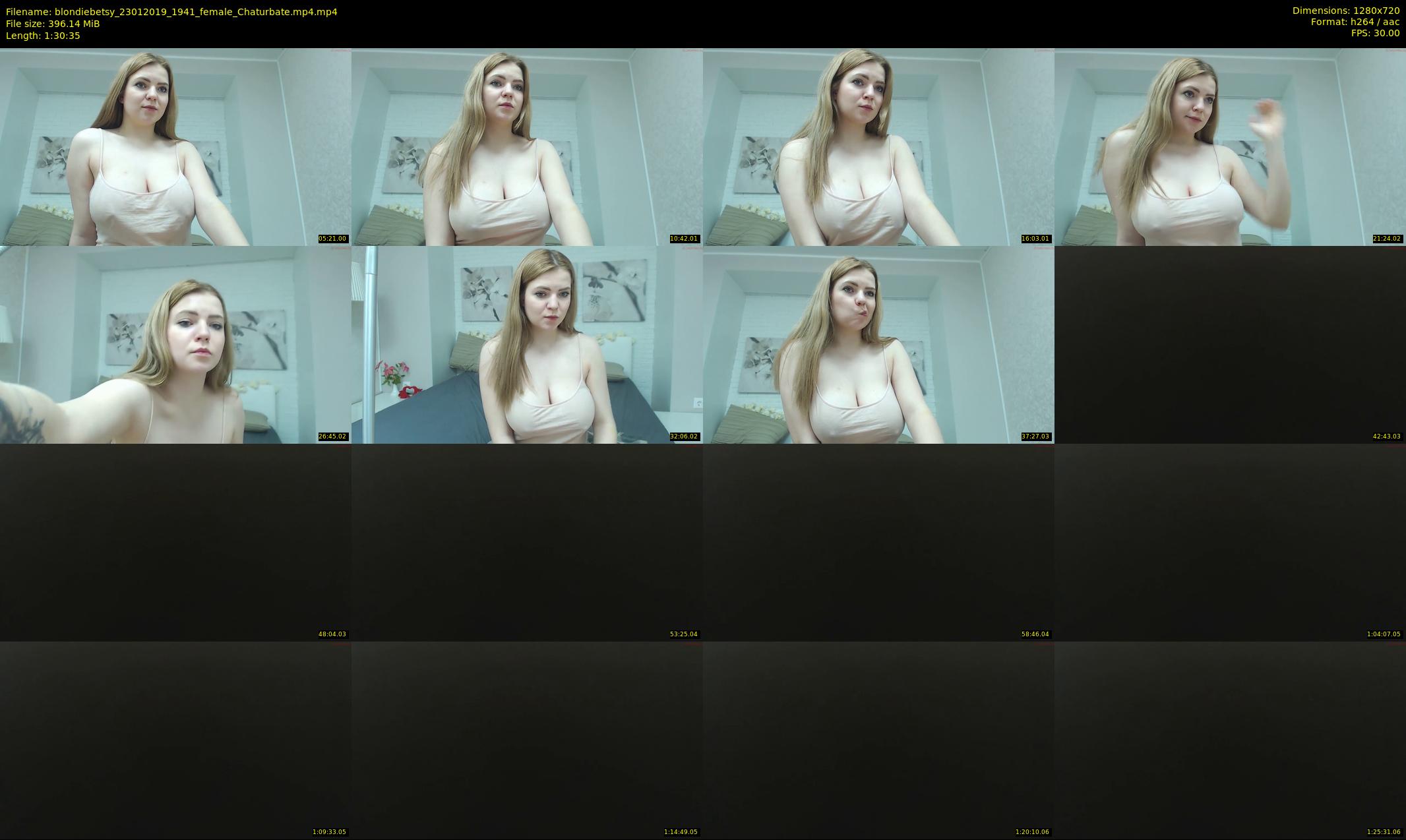 blondiebetsy — 91 minute Chaturbate female cam show recording, 720p, Jan 23, 2019