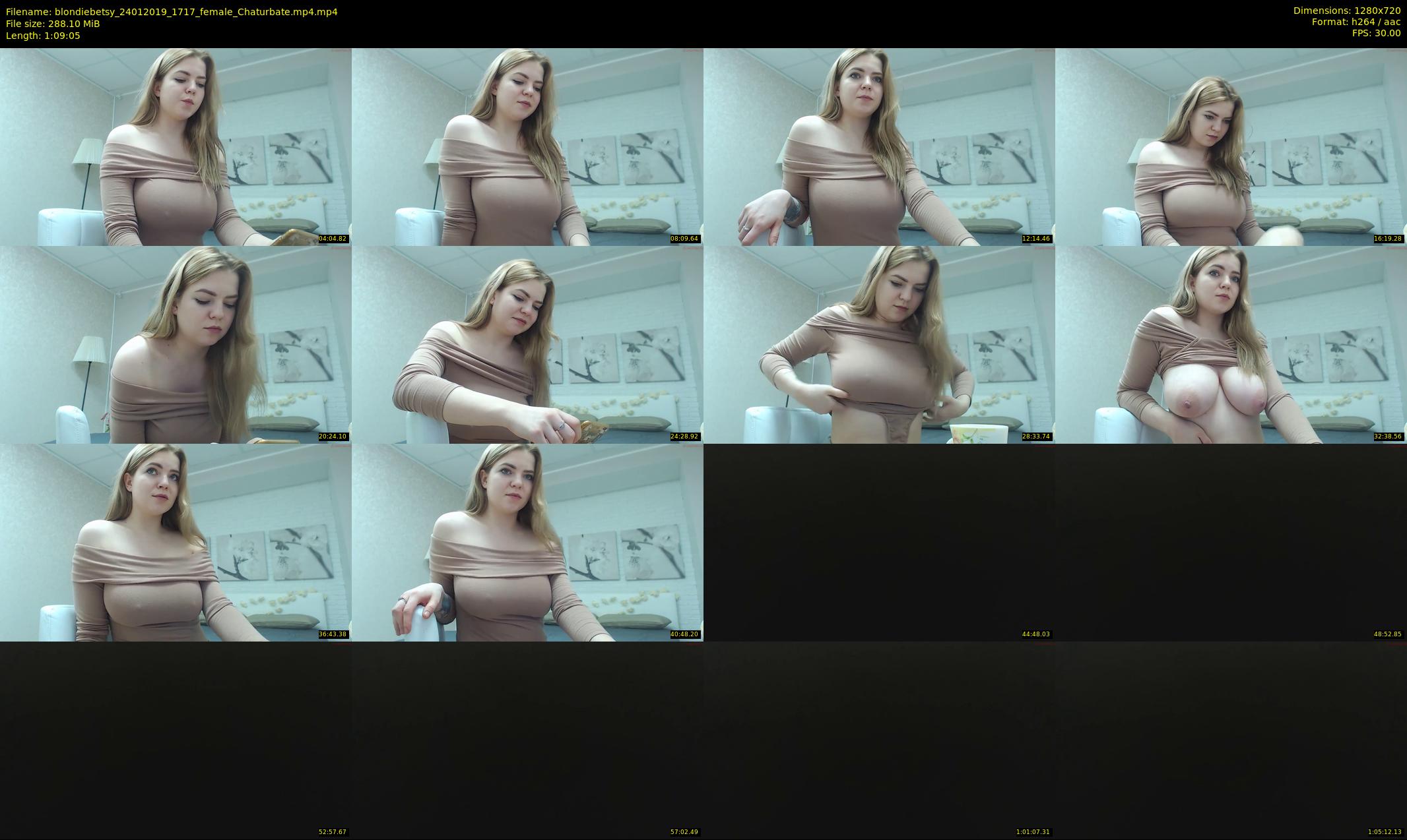 blondiebetsy — 70 minute Chaturbate female cam show recording, 720p, Jan 24, 2019