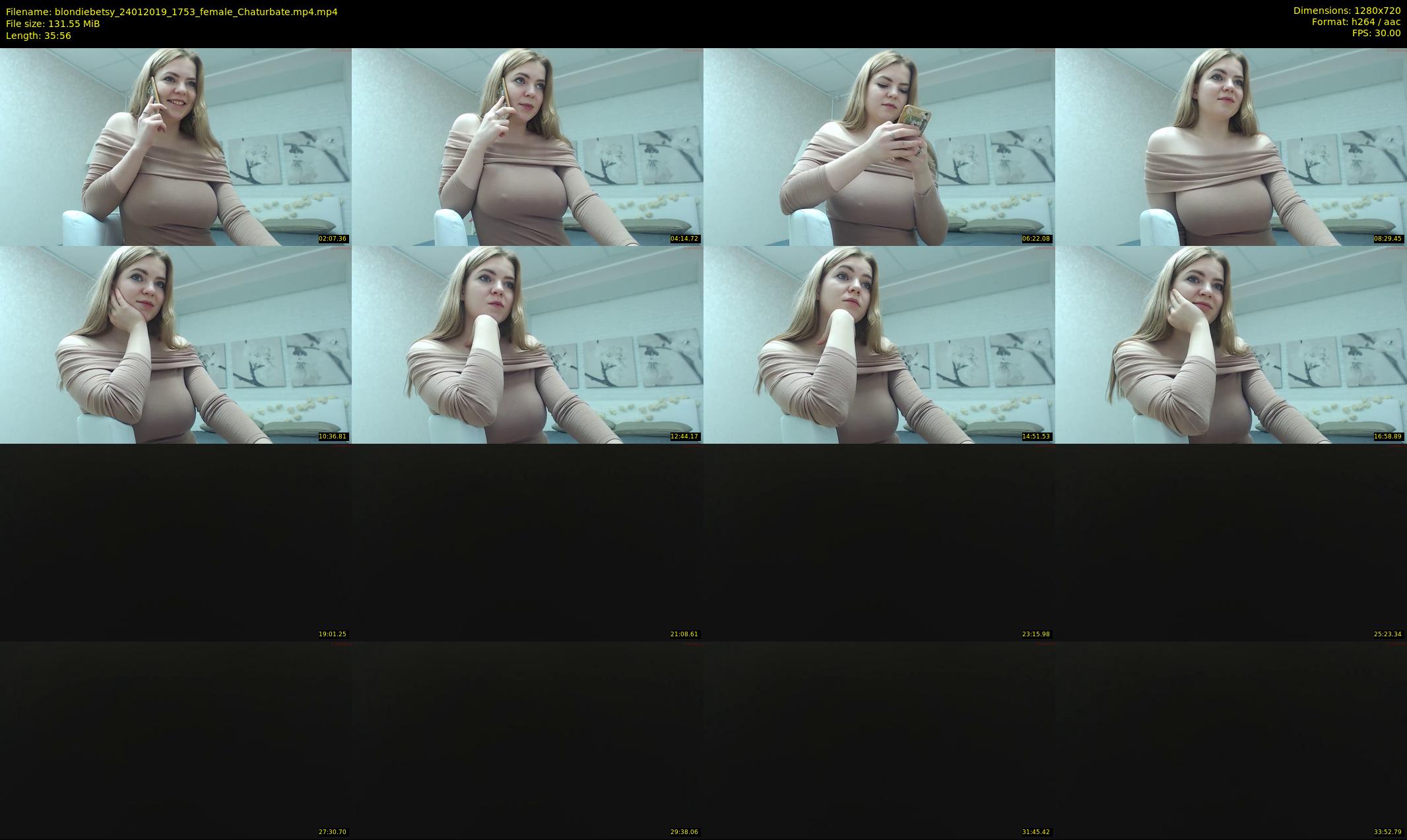 blondiebetsy — 36 minute Chaturbate female cam show recording, 720p, Jan 24, 2019