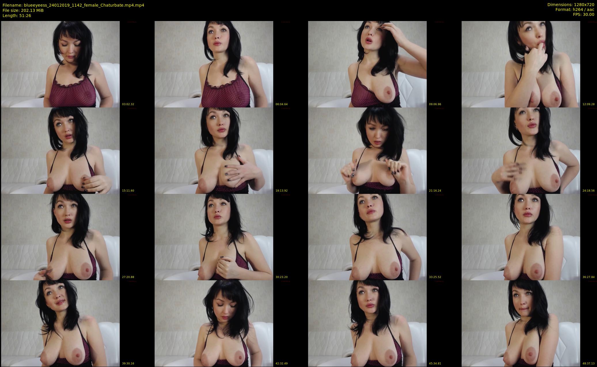 blueeyeess — 52 minute Chaturbate female cam show recording, 720p, Jan 24, 2019
