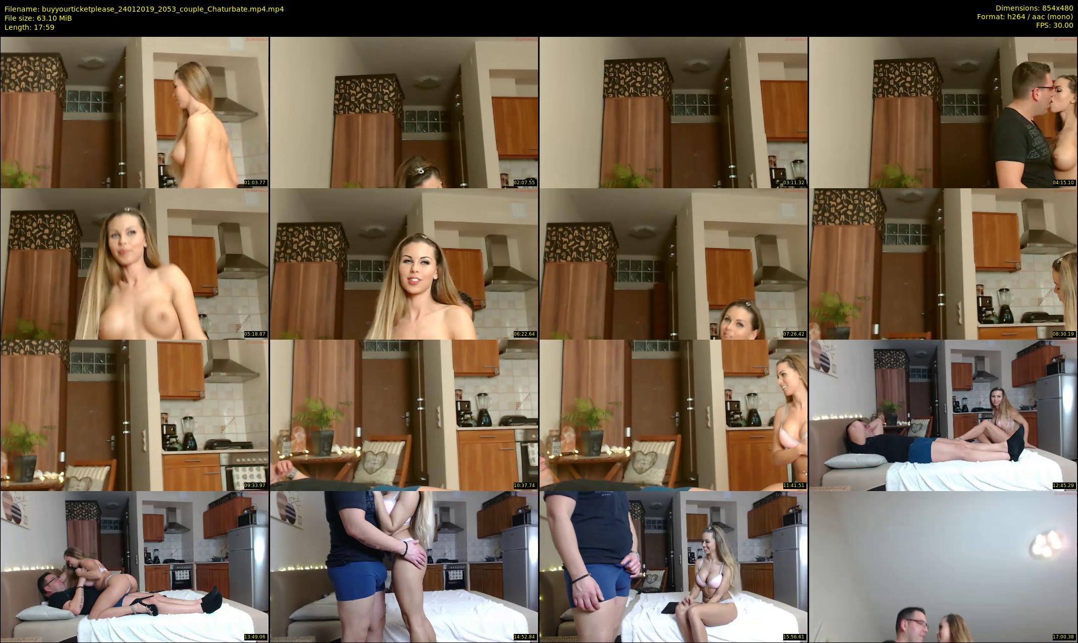 buyyourticketplease — 18 minute Chaturbate couple cam show recording, 480p, Jan 24, 2019