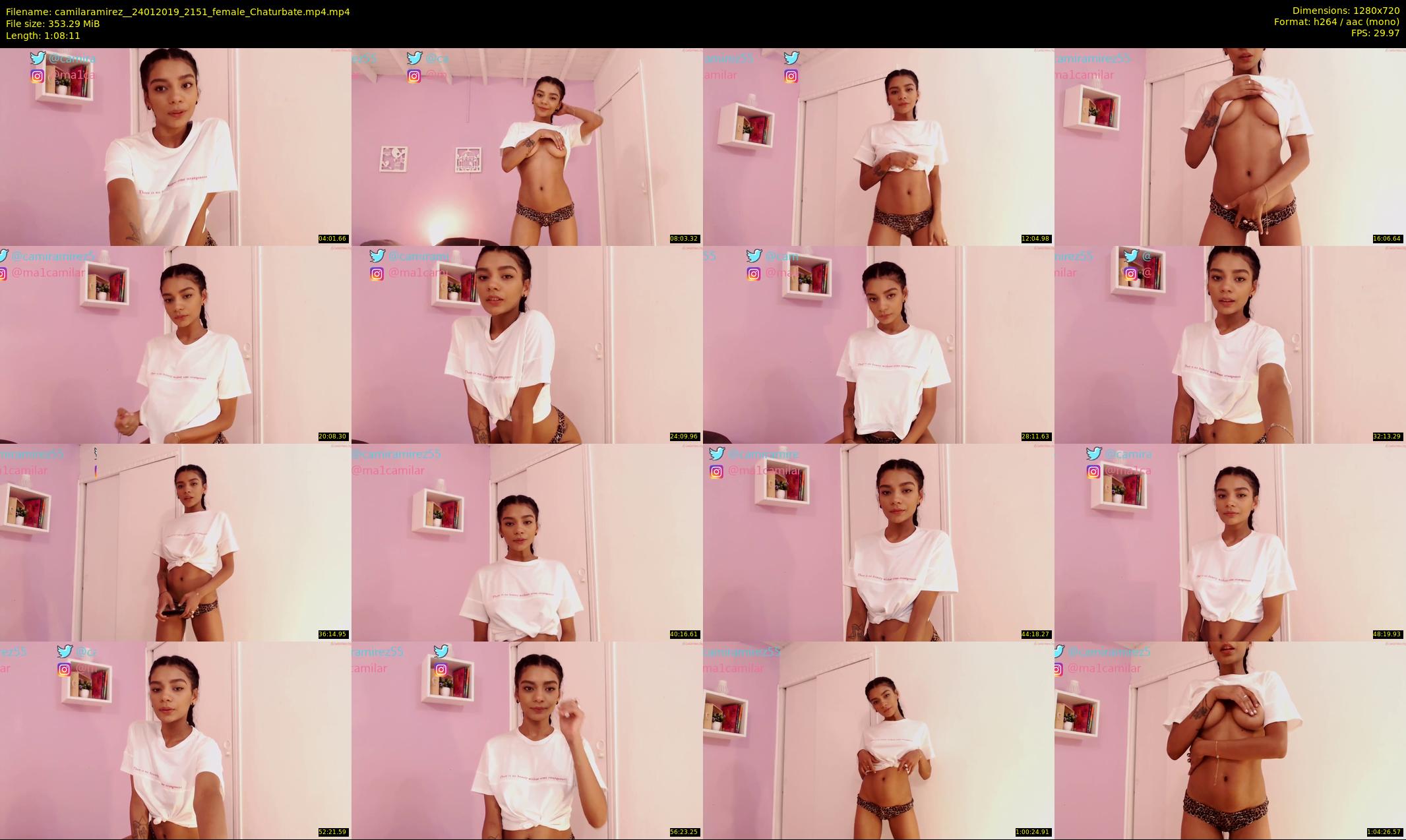 camilaramirez_ — 69 minute Chaturbate female cam show recording, 720p, Jan 24, 2019