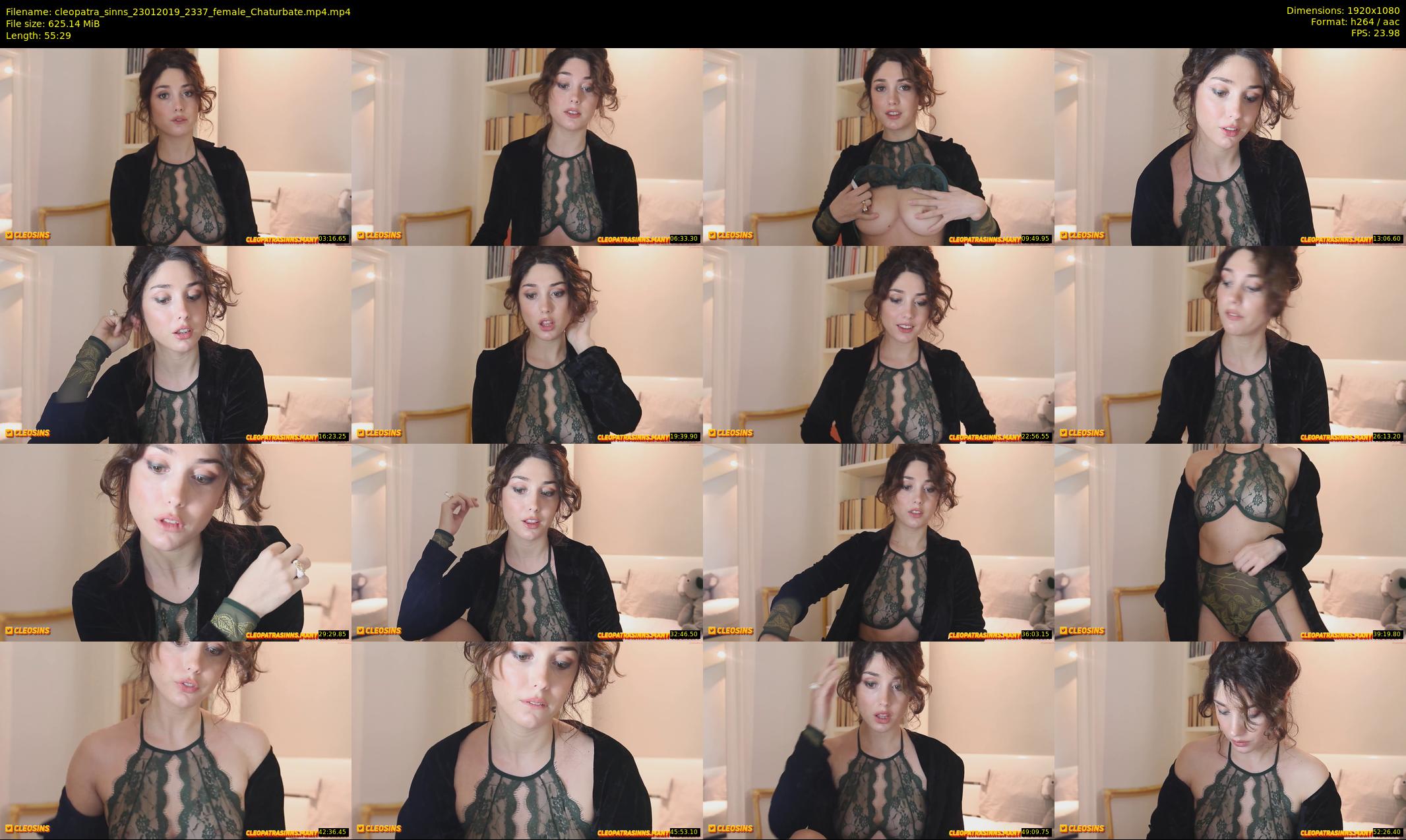 cleopatra_sinns — 56 minute Chaturbate female cam show recording, 1080p, Jan 23, 2019