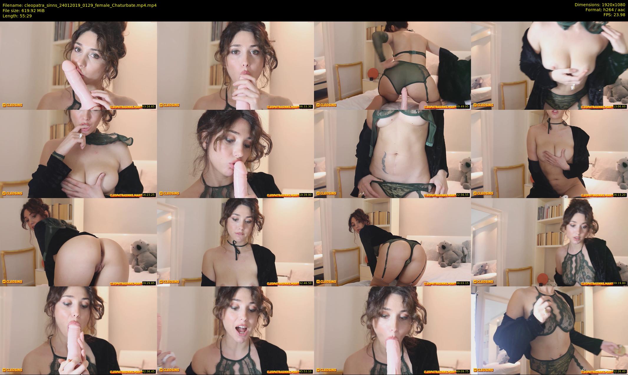 cleopatra_sinns — 56 minute Chaturbate female cam show recording, 1080p, Jan 24, 2019