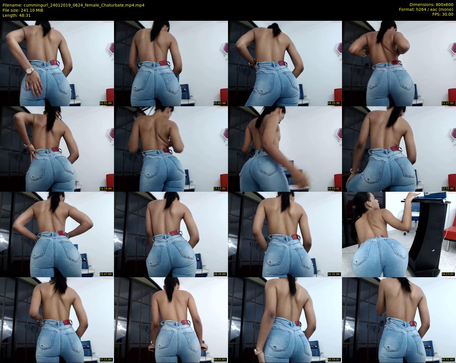 cummingurl — 49 minute Chaturbate couple cam show recording, 480p, Jan 24, 2019