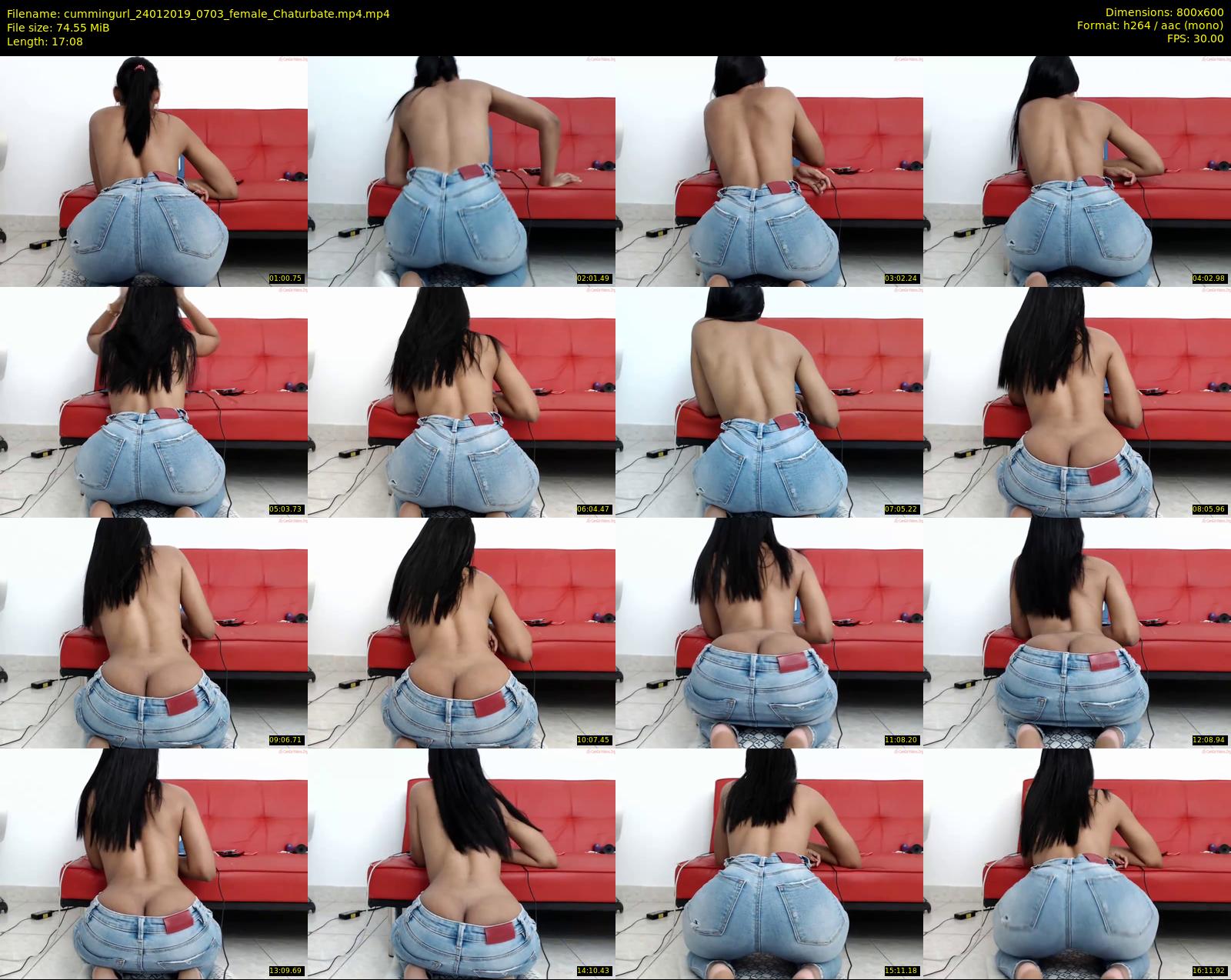 cummingurl — 18 minute Chaturbate couple cam show recording, 480p, Jan 24, 2019