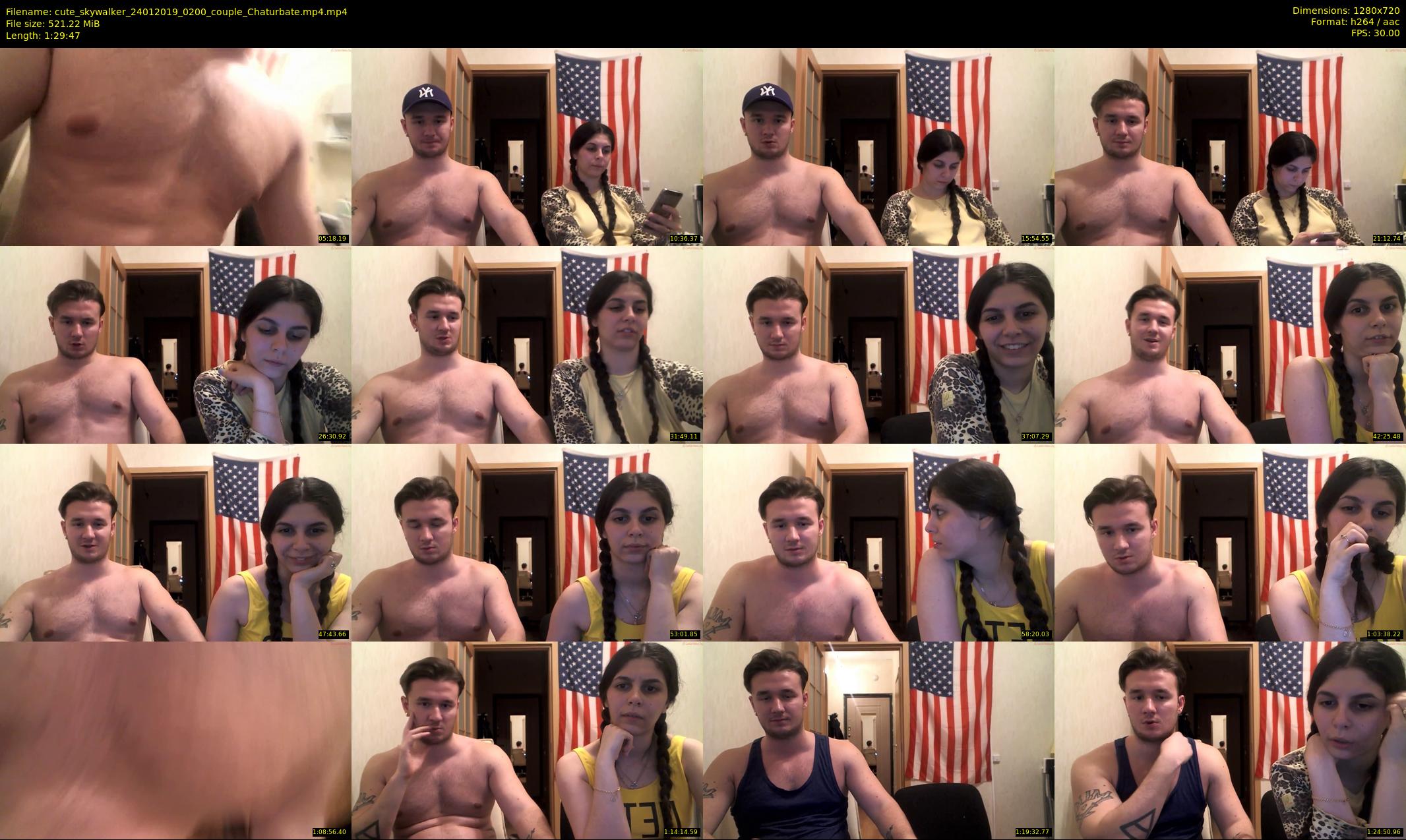 cute_skywalker — 90 minute Chaturbate male cam show recording, 720p, Jan 24, 2019