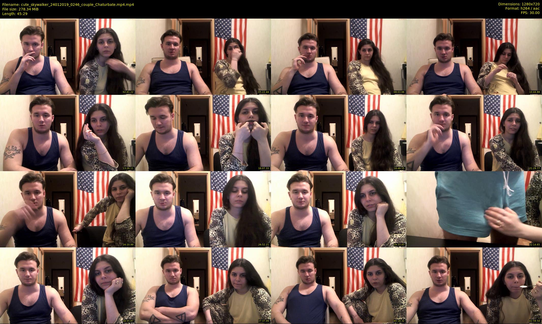 cute_skywalker — 46 minute Chaturbate male cam show recording, 720p, Jan 24, 2019