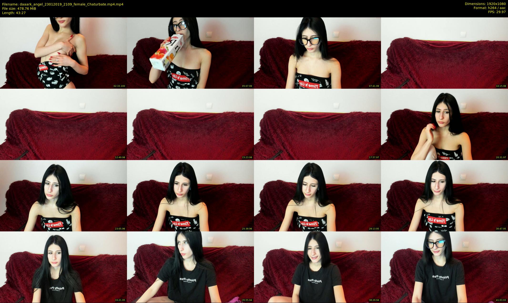 daaark_angel — 44 minute Chaturbate female cam show recording, 1080p, Jan 23, 2019