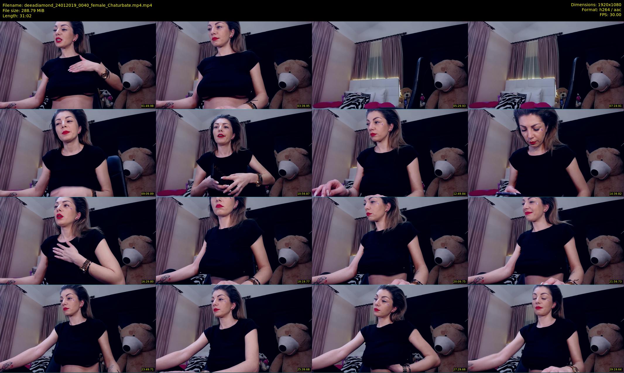 deeadiamond — 32 minute Chaturbate female cam show recording, 1080p, Jan 24, 2019