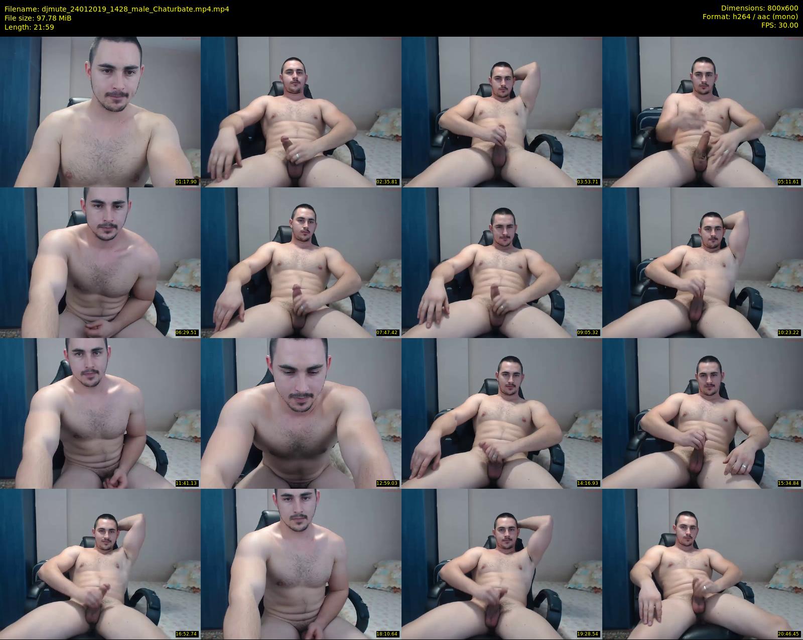 djmute — 22 minute Chaturbate male cam show recording, 480p, Jan 24, 2019