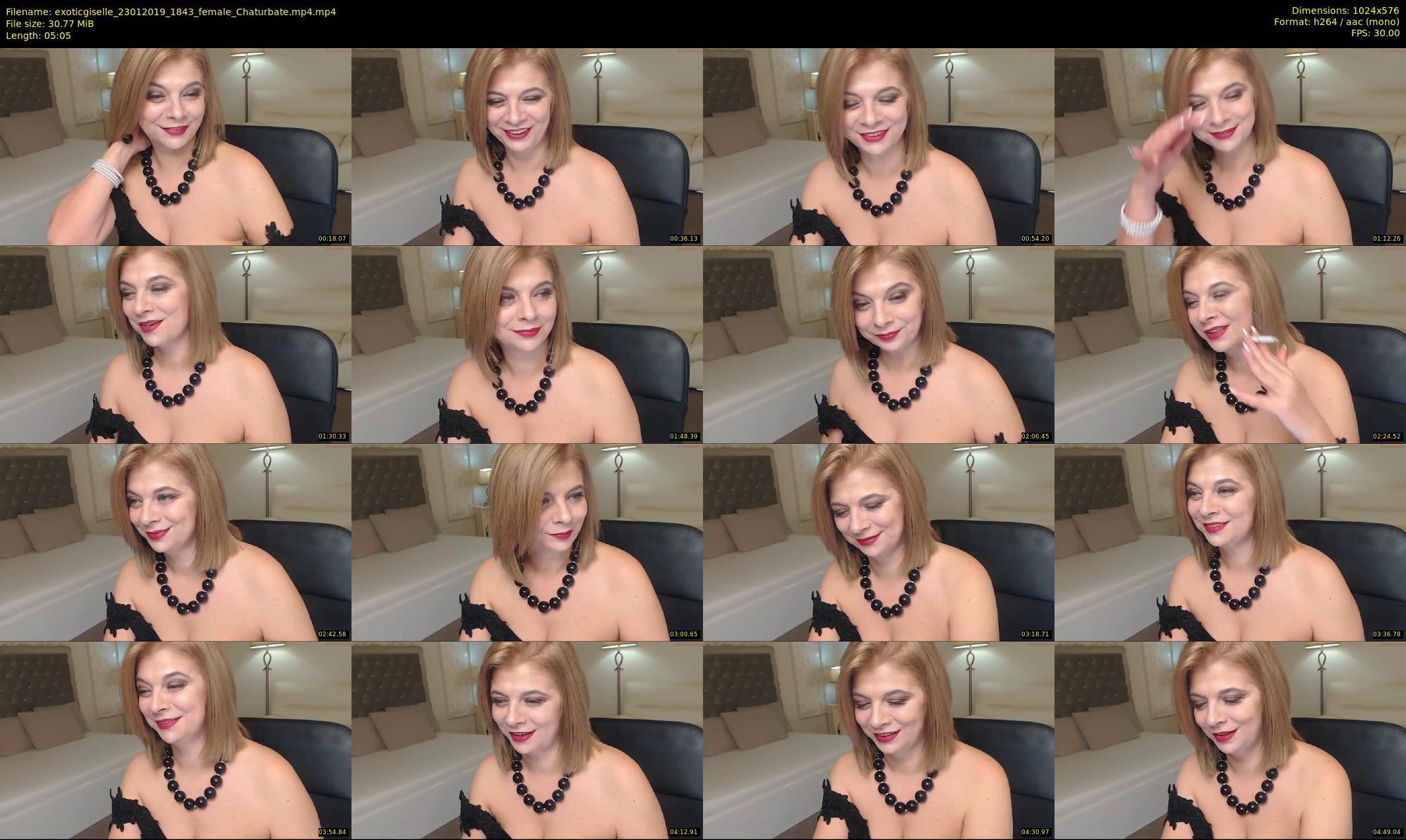 exoticgiselle — 6 minute Chaturbate female cam show recording, 480p, Jan 23, 2019