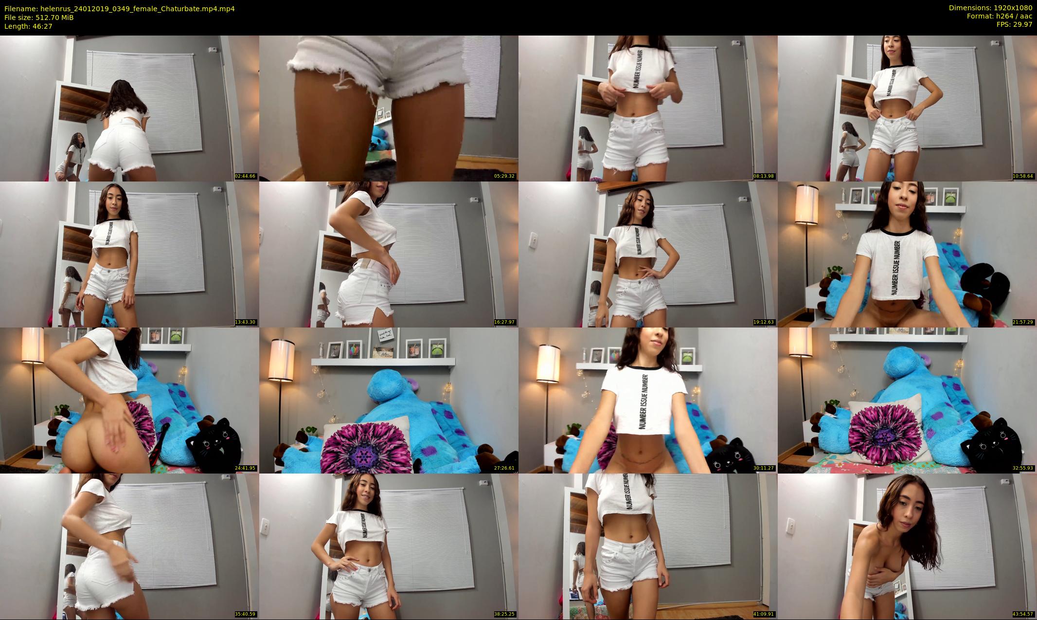 helenrus — 47 minute Chaturbate female cam show recording, 1080p, Jan 24, 2019