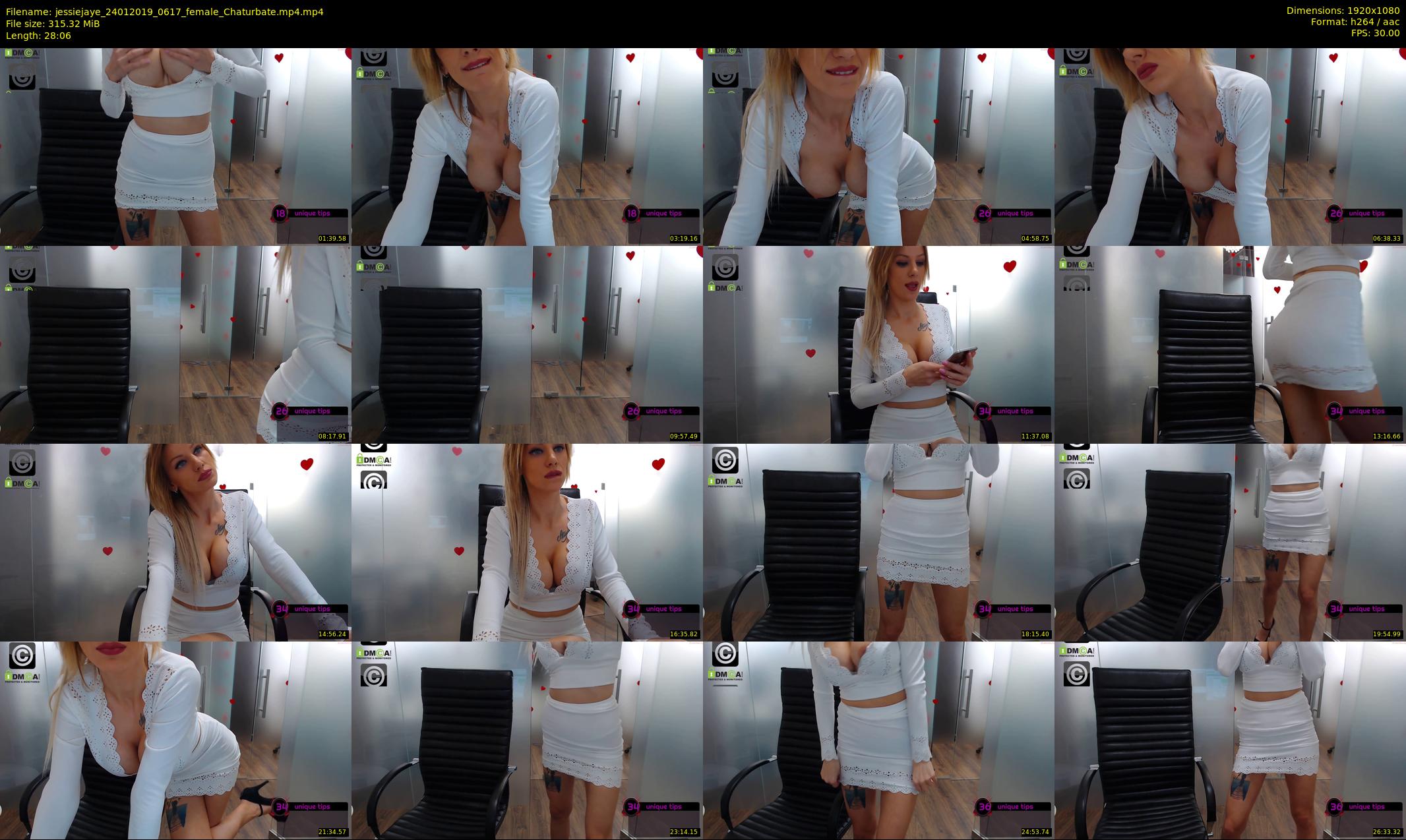 jessiejaye — 29 minute Chaturbate female cam show recording, 1080p, Jan 24, 2019