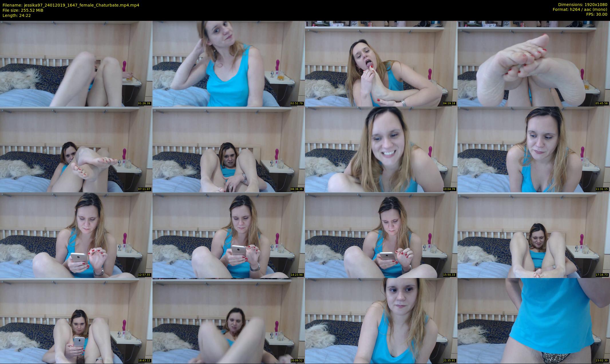 jessika97 — 25 minute Chaturbate female cam show recording, 1080p, Jan 24, 2019