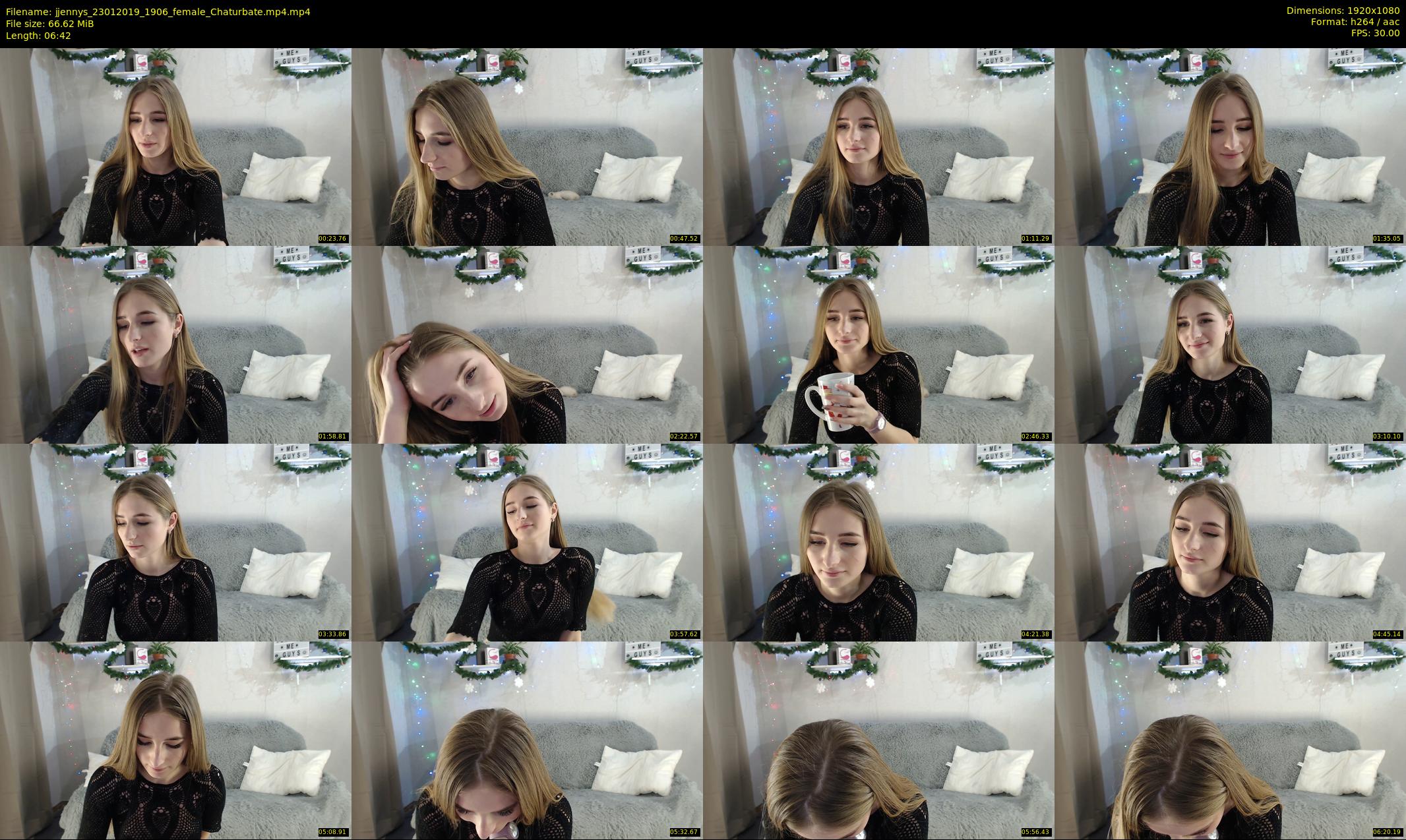 jjennys — 7 minute Chaturbate female cam show recording, 1080p, Jan 23, 2019