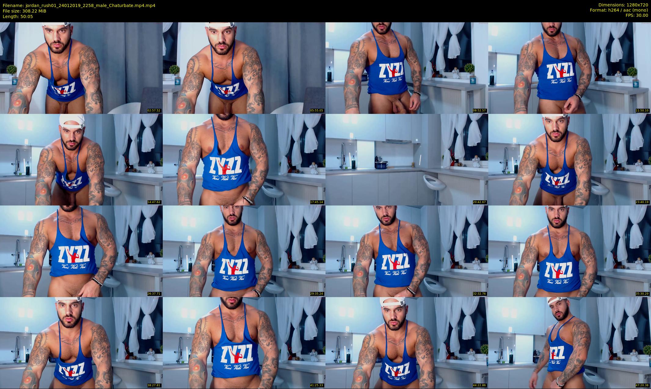 jordan_rush01 — 51 minute Chaturbate male cam show recording, 720p, Jan 24, 2019