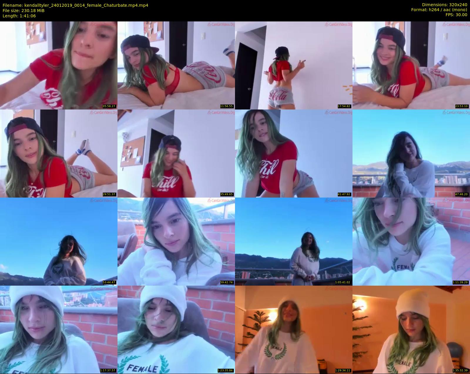 kendalltyler — 102 minute Chaturbate female cam show recording, SD, Jan 24, 2019