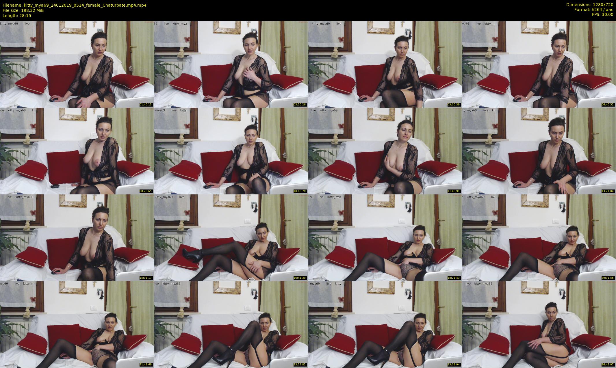kitty_mya69 — 29 minute Chaturbate female cam show recording, 720p, Jan 24, 2019