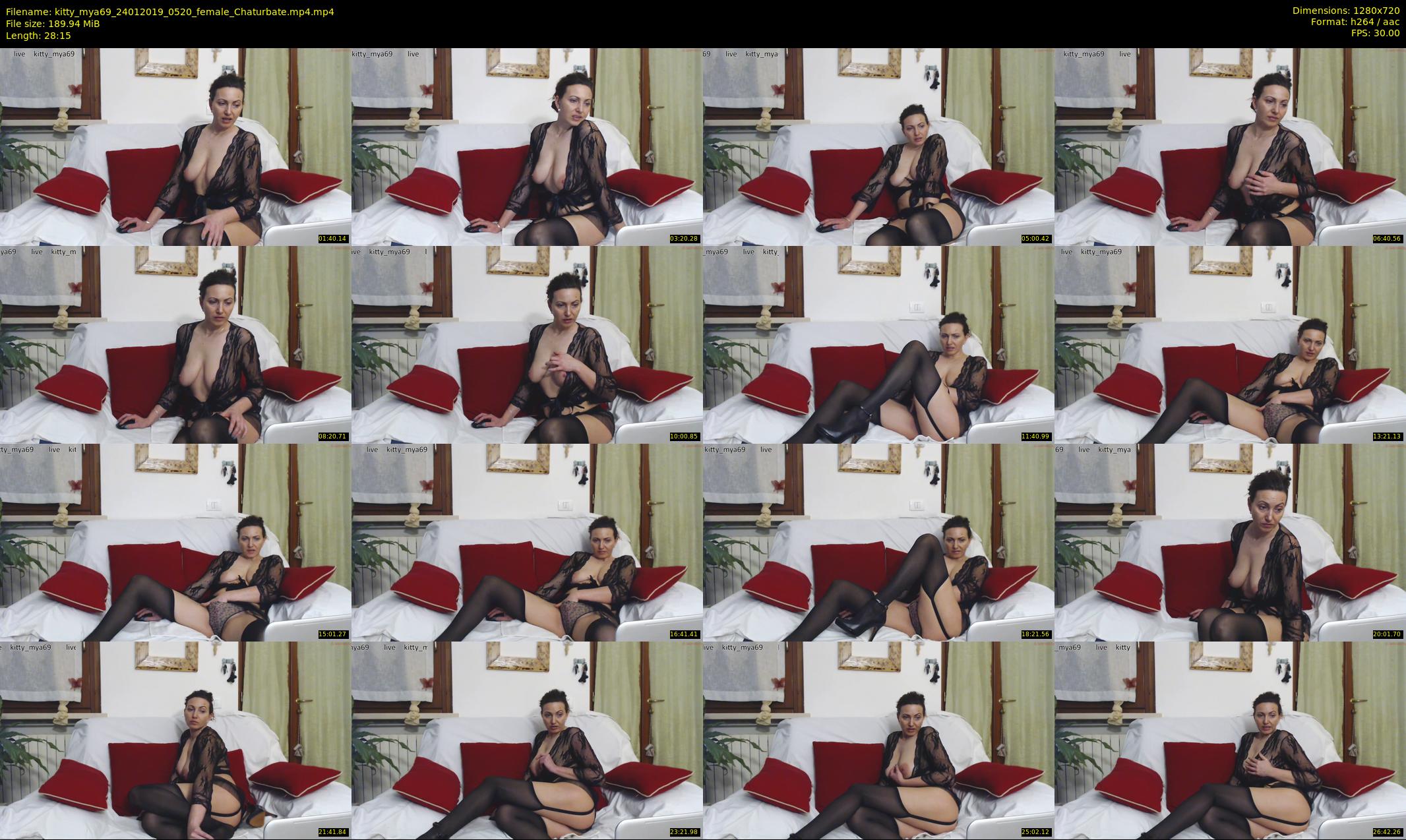 kitty_mya69 — 29 minute Chaturbate female cam show recording, 720p, Jan 24, 2019