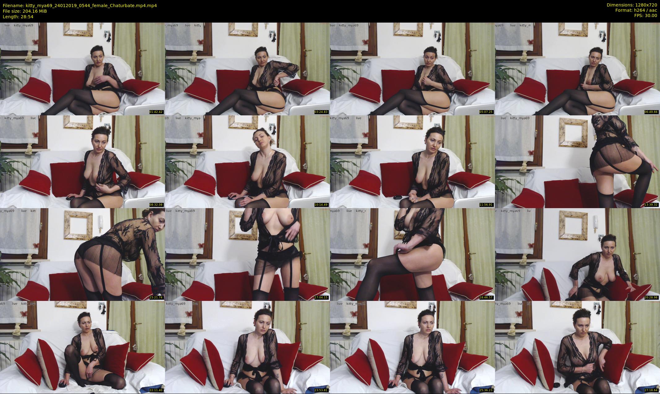 kitty_mya69 — 29 minute Chaturbate female cam show recording, 720p, Jan 24, 2019