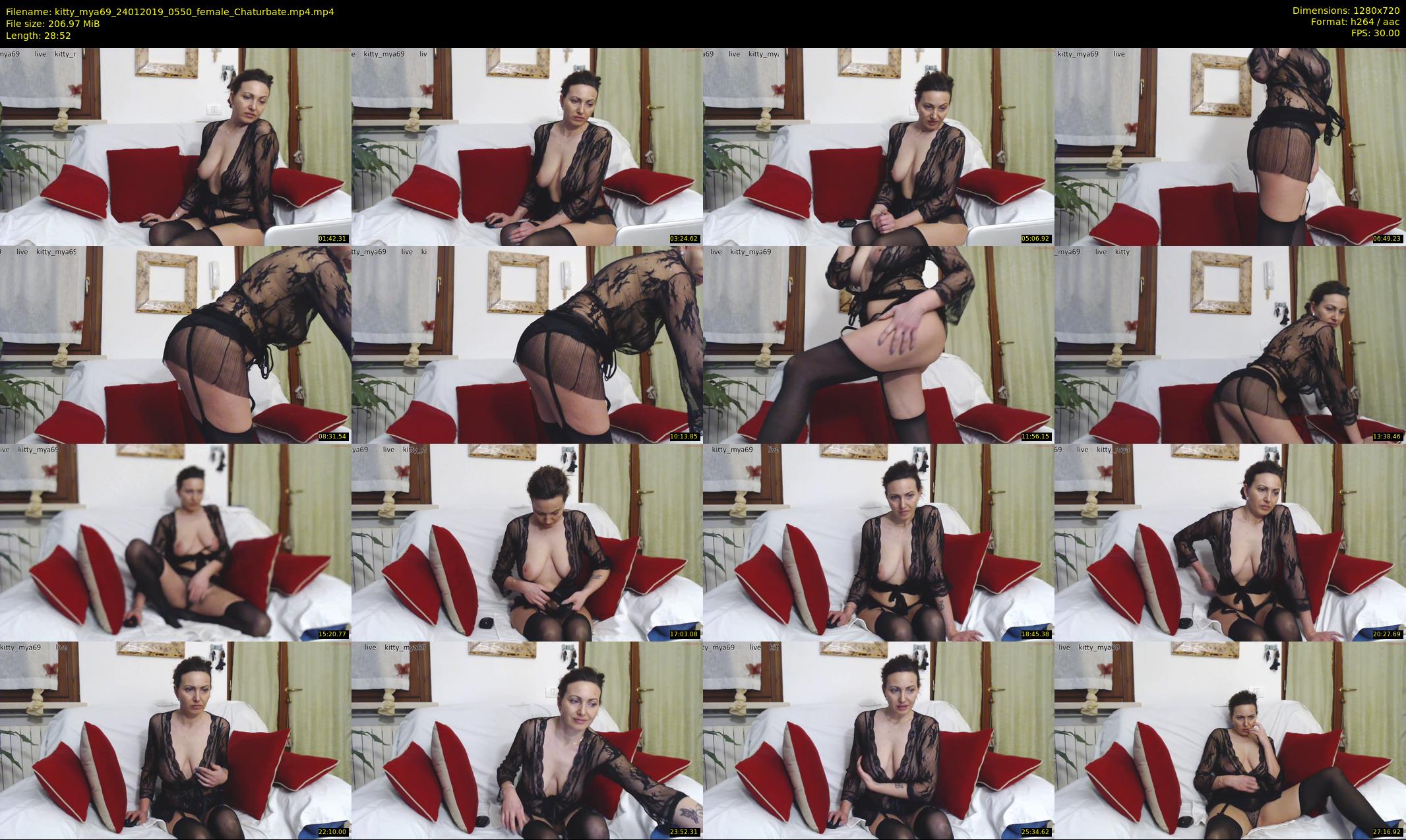 kitty_mya69 — 29 minute Chaturbate female cam show recording, 720p, Jan 24, 2019
