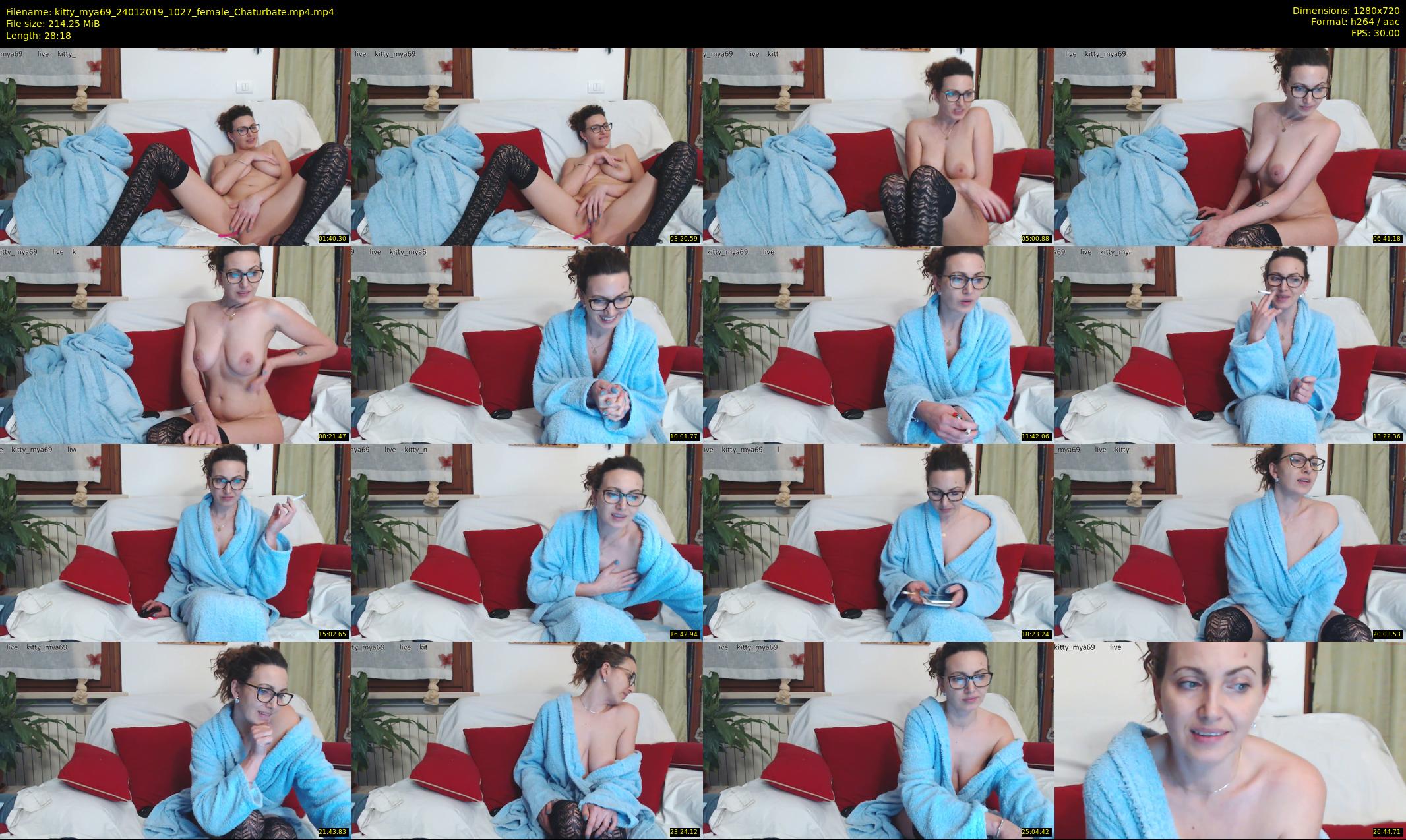 kitty_mya69 — 29 minute Chaturbate female cam show recording, 720p, Jan 24, 2019