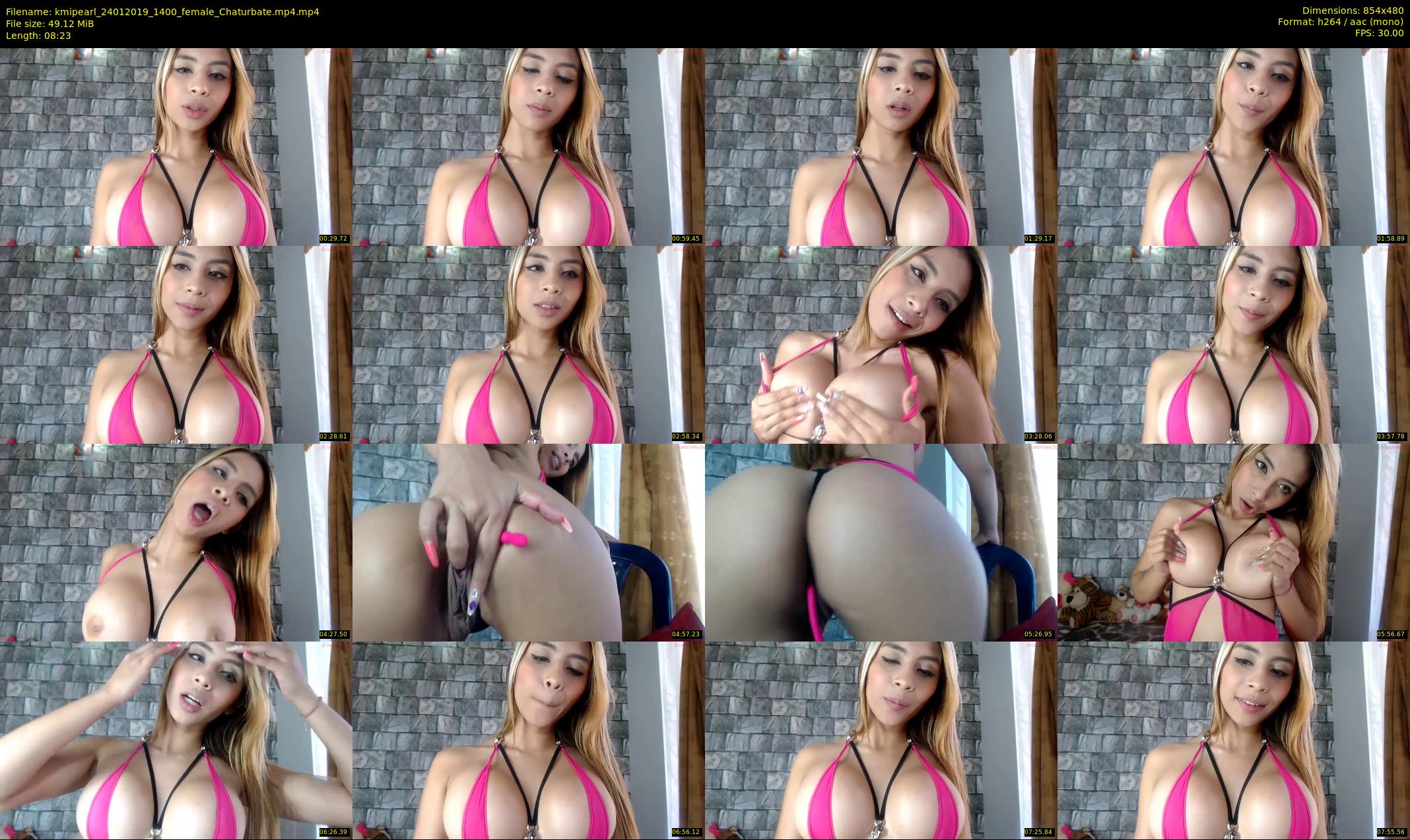 kmipearl — 9 minute Chaturbate female cam show recording, 480p, Jan 24, 2019