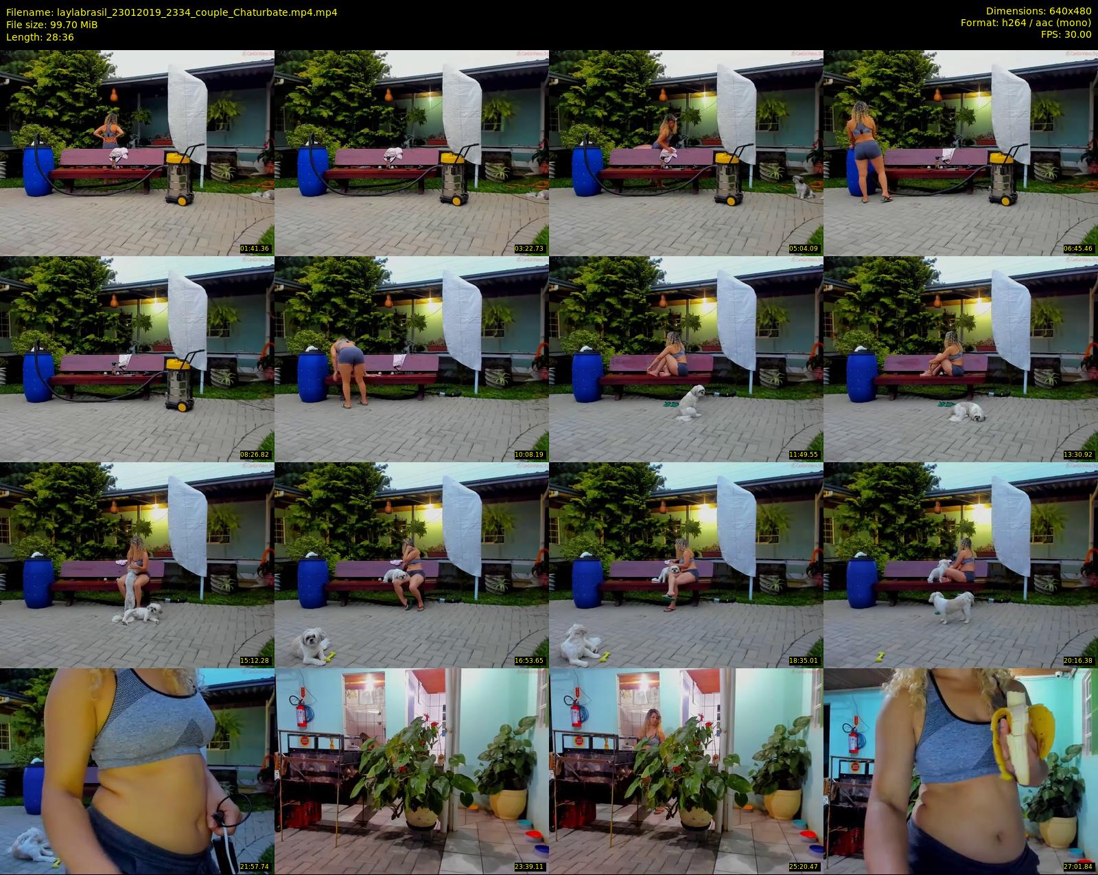 laylabrasil — 29 minute Chaturbate female cam show recording, 480p, Jan 23, 2019