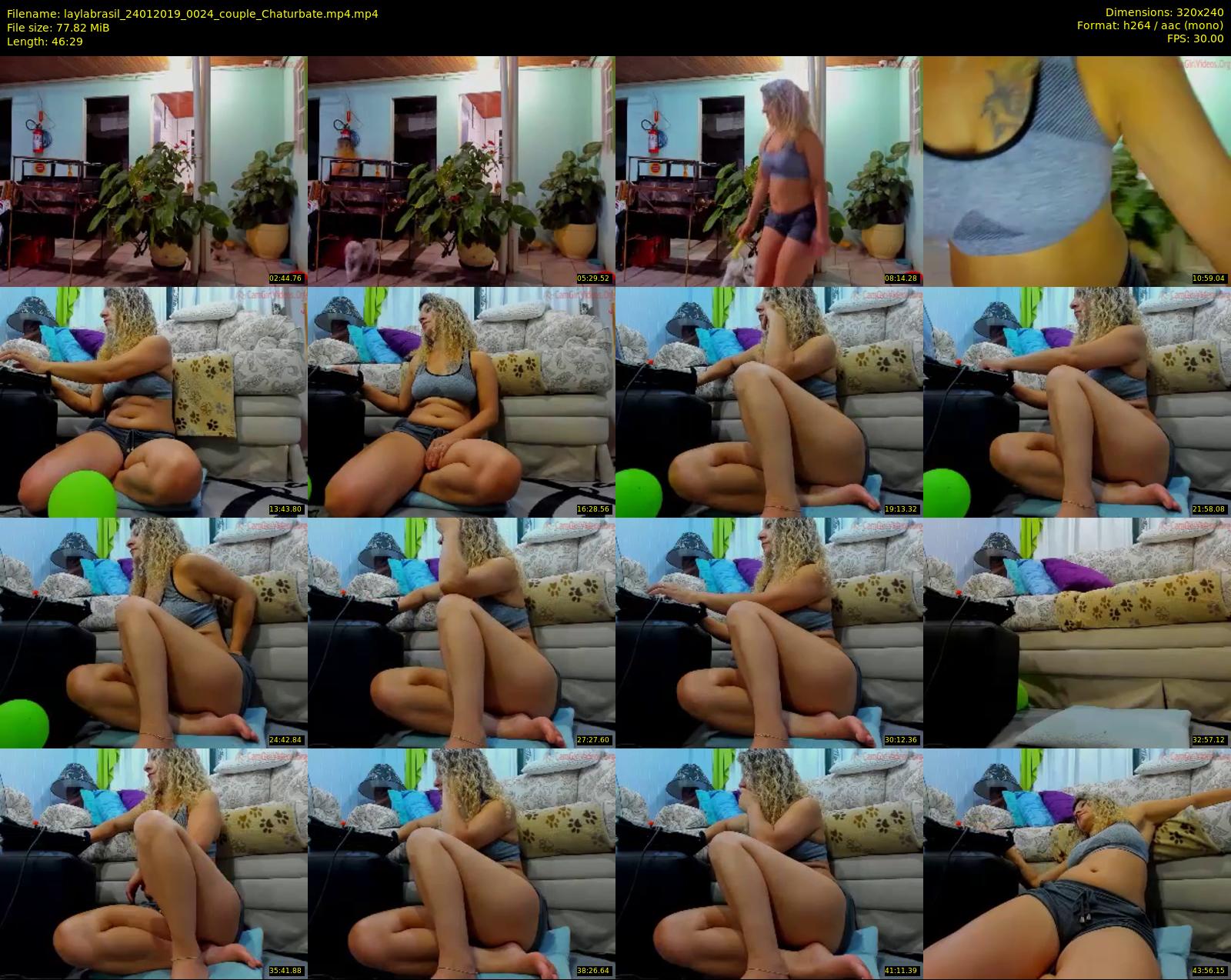 laylabrasil — 47 minute Chaturbate female cam show recording, SD, Jan 24, 2019