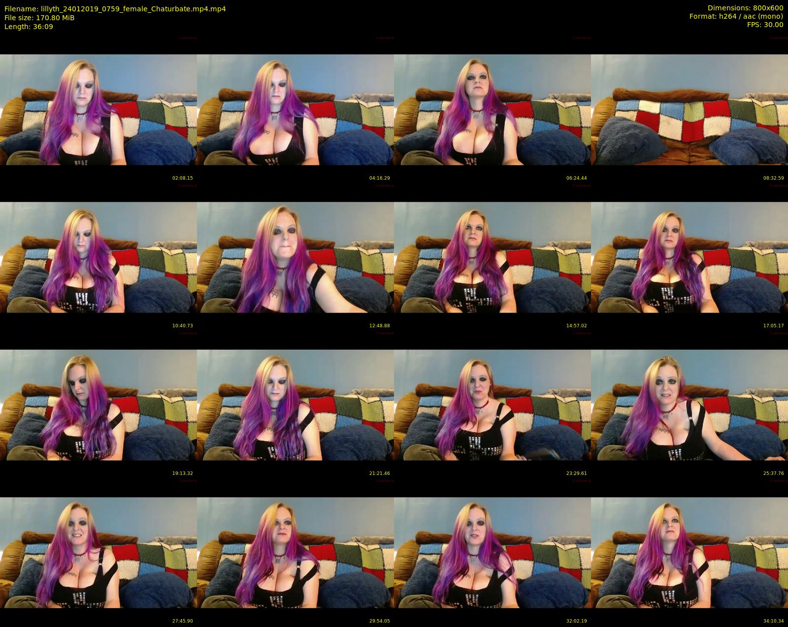 lillyth — 37 minute Chaturbate female cam show recording, 480p, Jan 24, 2019