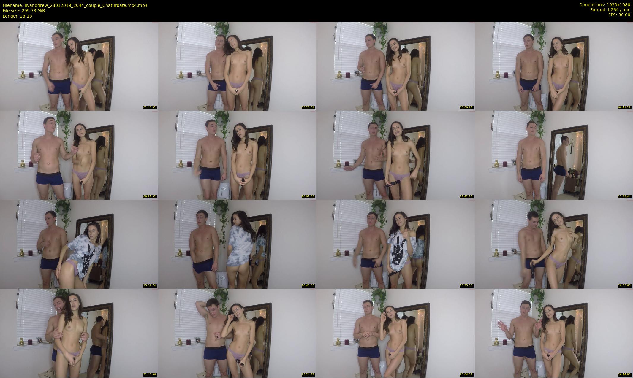 livanddrew — 29 minute Chaturbate couple cam show recording, 1080p, Jan 23, 2019