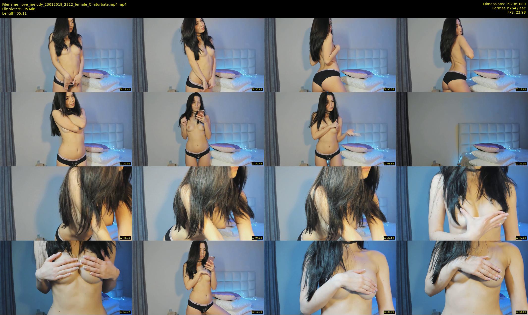 love_melody — 6 minute Chaturbate female cam show recording, 1080p, Jan 23, 2019